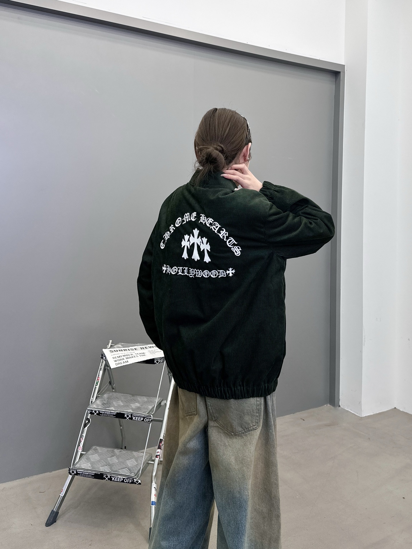 克罗心 ｜ 新款休闲棉服，成衣洗水加软工艺，前后经典刺绣标，人丝里布，男女同款，尺码sml