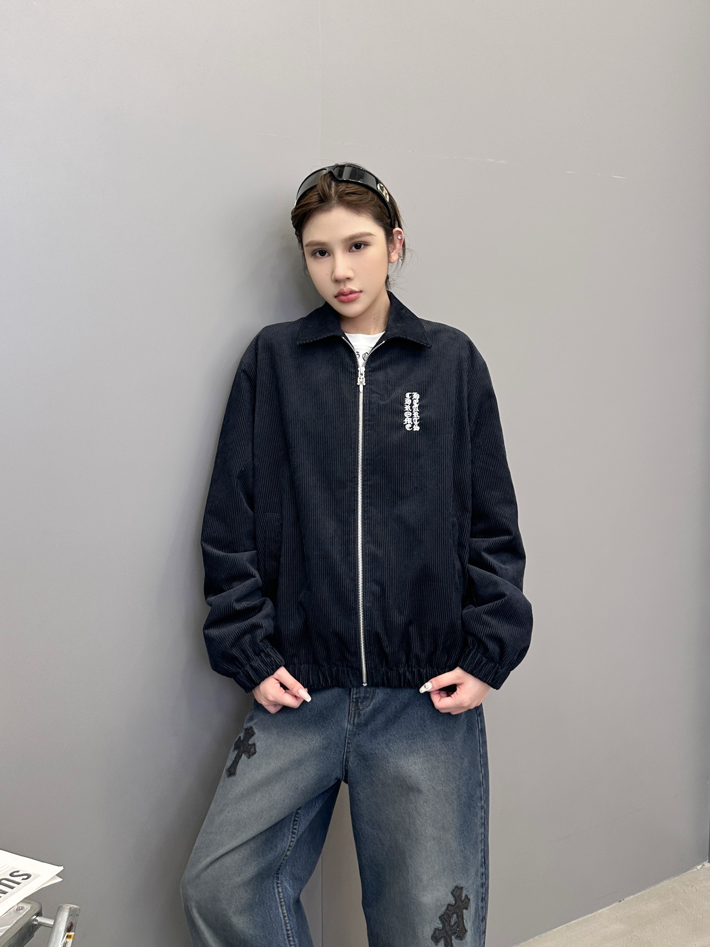 克罗心 ｜ 新款休闲棉服，成衣洗水加软工艺，前后经典刺绣标，人丝里布，男女同款，尺码sml