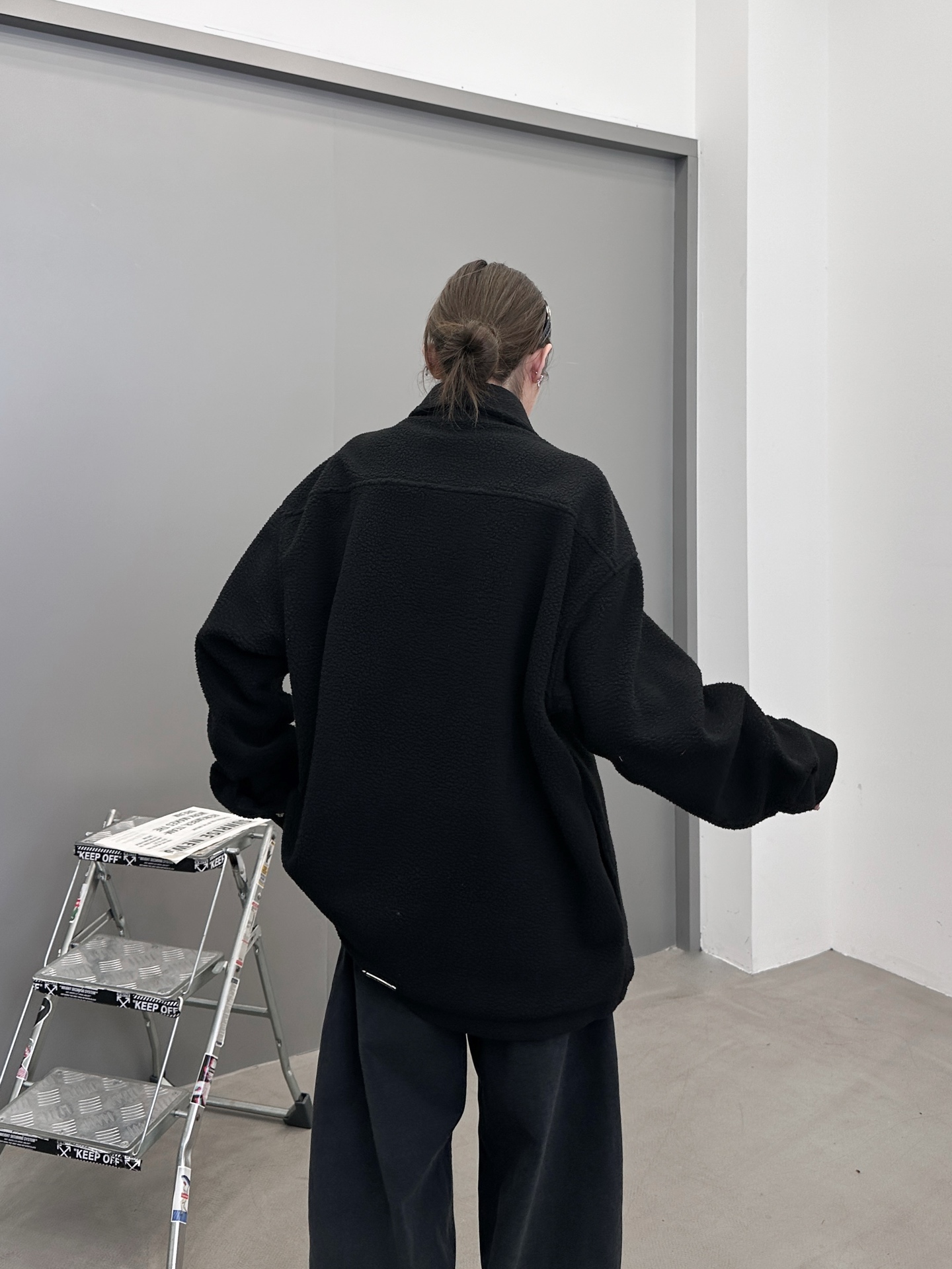 克罗心 ｜ 新款摇粒绒外套，经典刺绣标，双层结构，摇粒绒保暖面料加全棉里布，男女同款，尺码sml