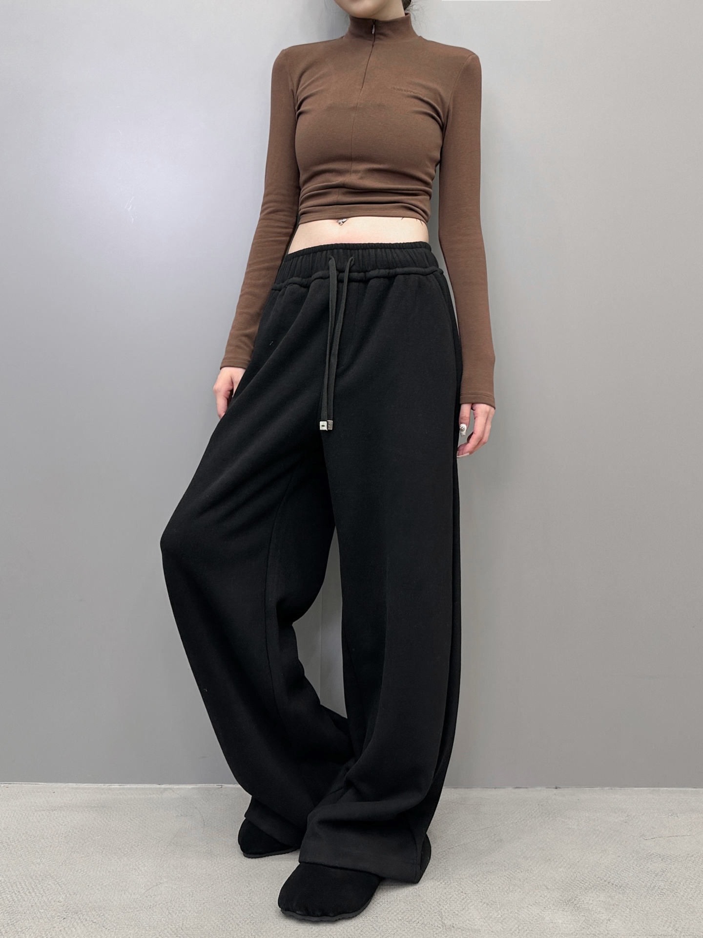 克罗心 ｜ 新款休闲裤，羊毛混纺加厚面料，休闲时尚，男女同款，尺码sml