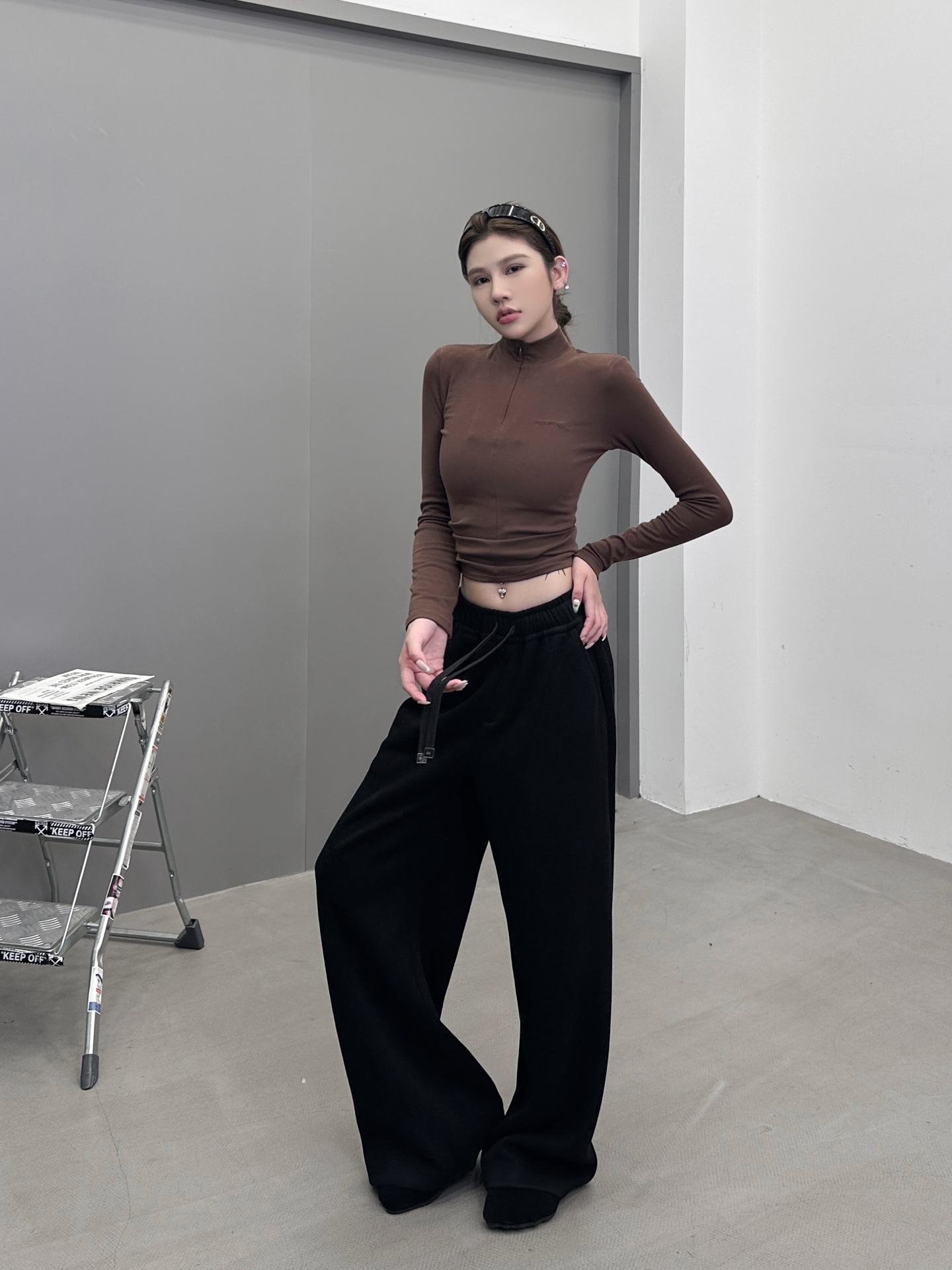 克罗心 ｜ 新款休闲裤，羊毛混纺加厚面料，休闲时尚，男女同款，尺码sml