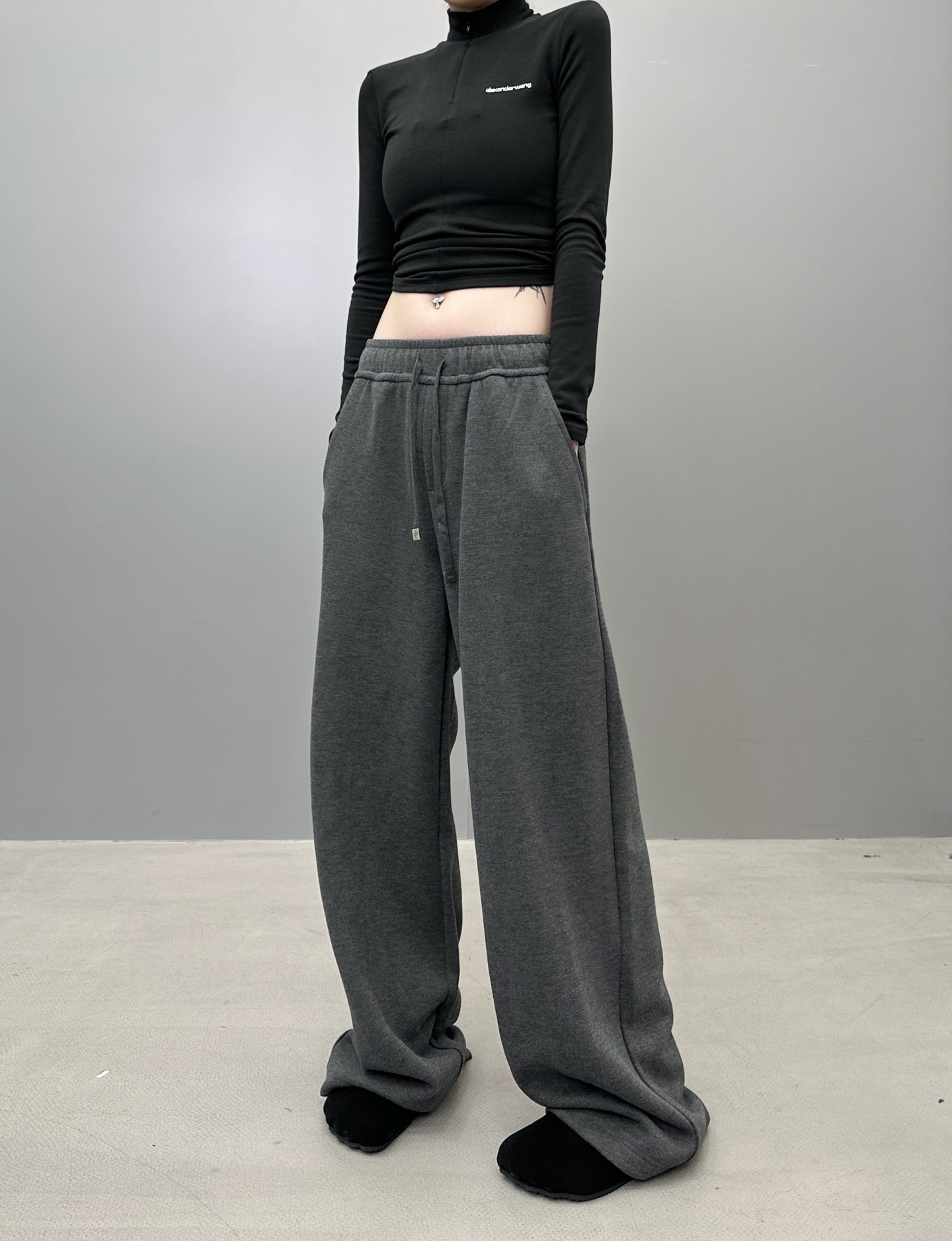 克罗心 ｜ 新款休闲裤，羊毛混纺加厚面料，休闲时尚，男女同款，尺码sml