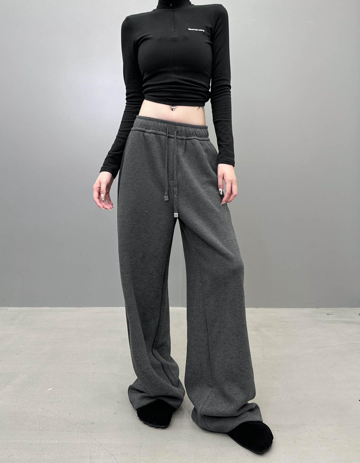 克罗心 ｜ 新款休闲裤，羊毛混纺加厚面料，休闲时尚，男女同款，尺码sml