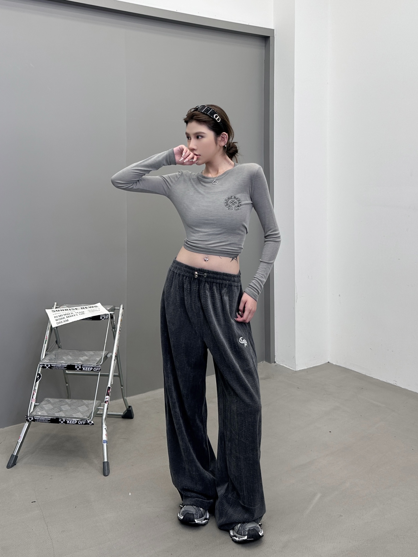 克罗心 ｜ 新款休闲裤，成衣洗水工艺加经典刺绣标，经典灯芯绒面料，男女同款，尺码sml