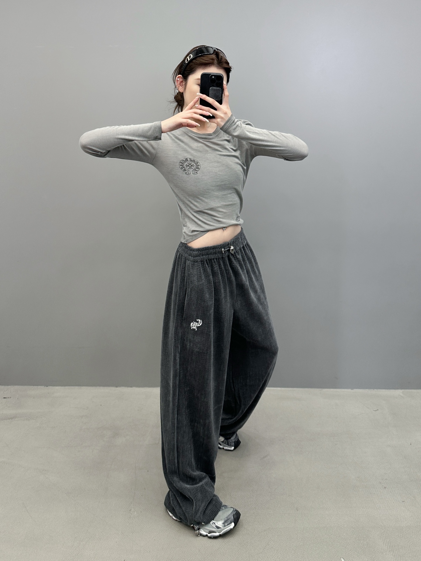 克罗心 ｜ 新款休闲裤，成衣洗水工艺加经典刺绣标，经典灯芯绒面料，男女同款，尺码sml