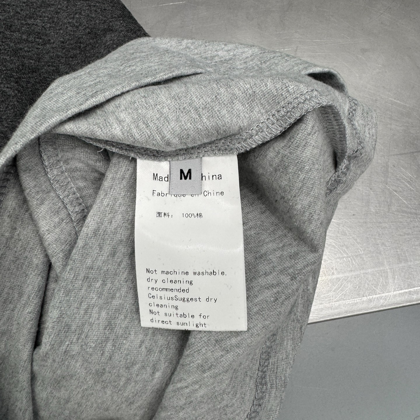 克罗心 ｜ 新款长袖t，成衣洗水多处印花工艺，拼接撞色款式，男女同款，尺码sml