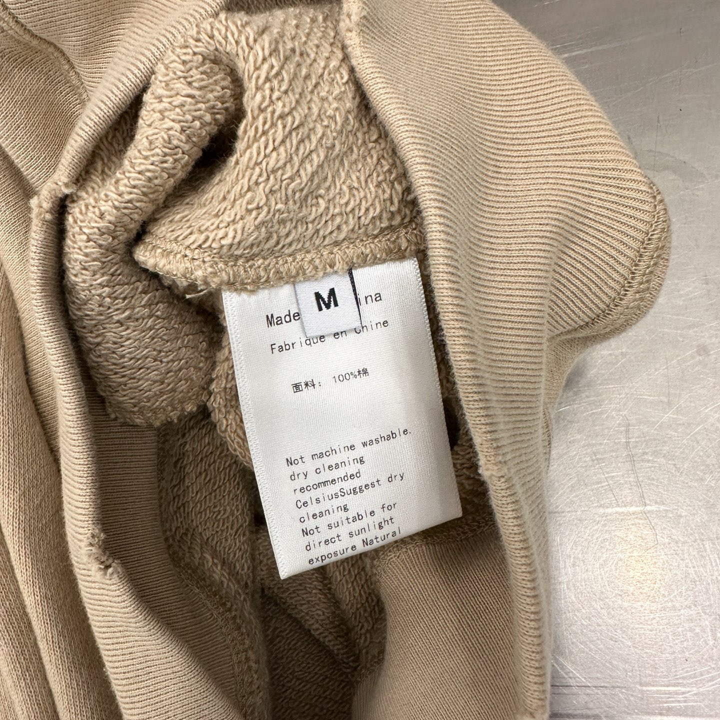 克罗心 ｜ 新款卫衣开衫，经典手工十字标，成衣洗水吊磨工艺，结构卫衣开衫款式，尺码sml