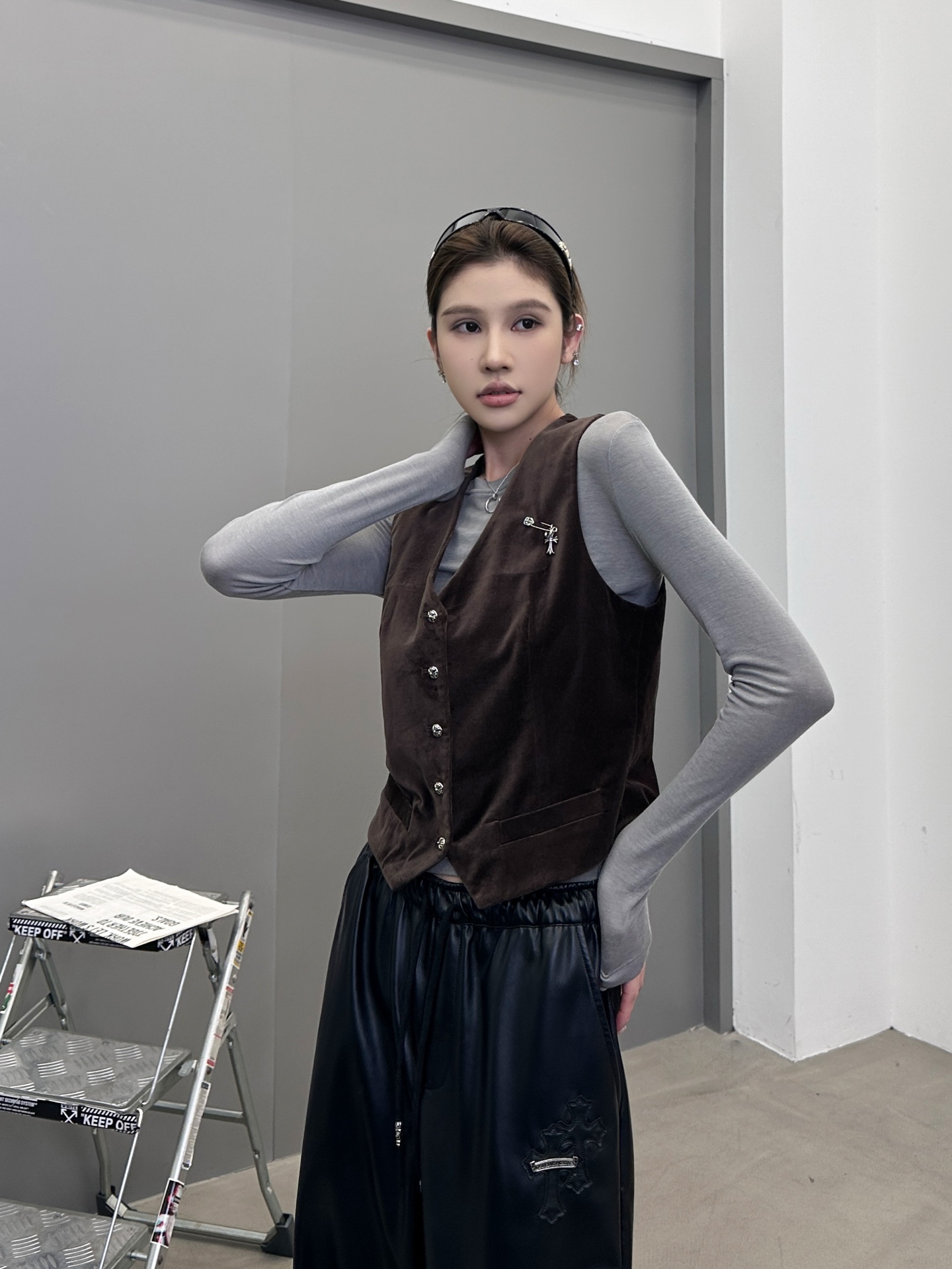 克罗心 ｜ 新款休闲马甲，成衣洗水加软工艺，经典品牌五金配饰，高密灯芯绒面料，男女同款，尺码sml