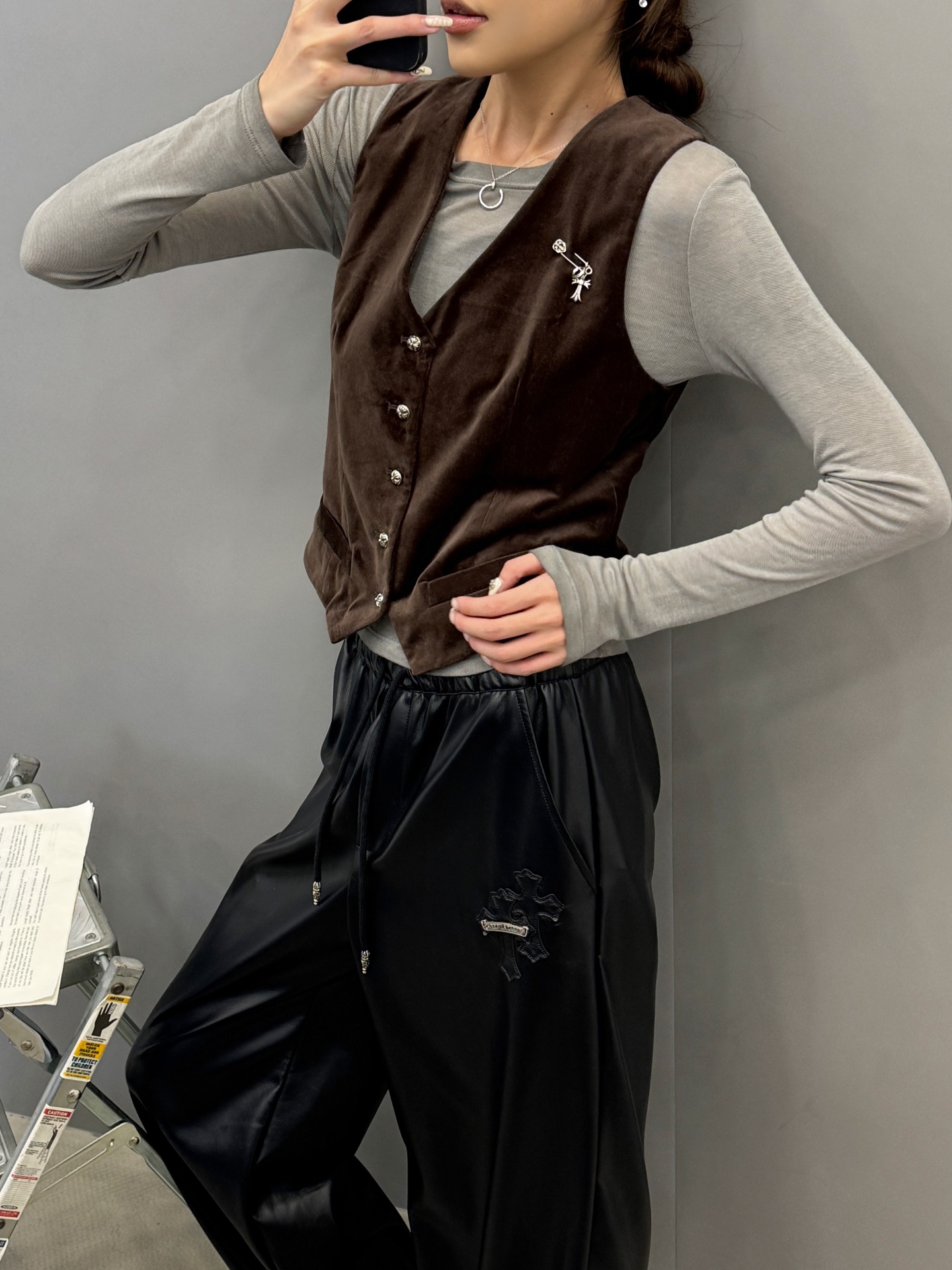 克罗心 ｜ 新款休闲马甲，成衣洗水加软工艺，经典品牌五金配饰，高密灯芯绒面料，男女同款，尺码sml