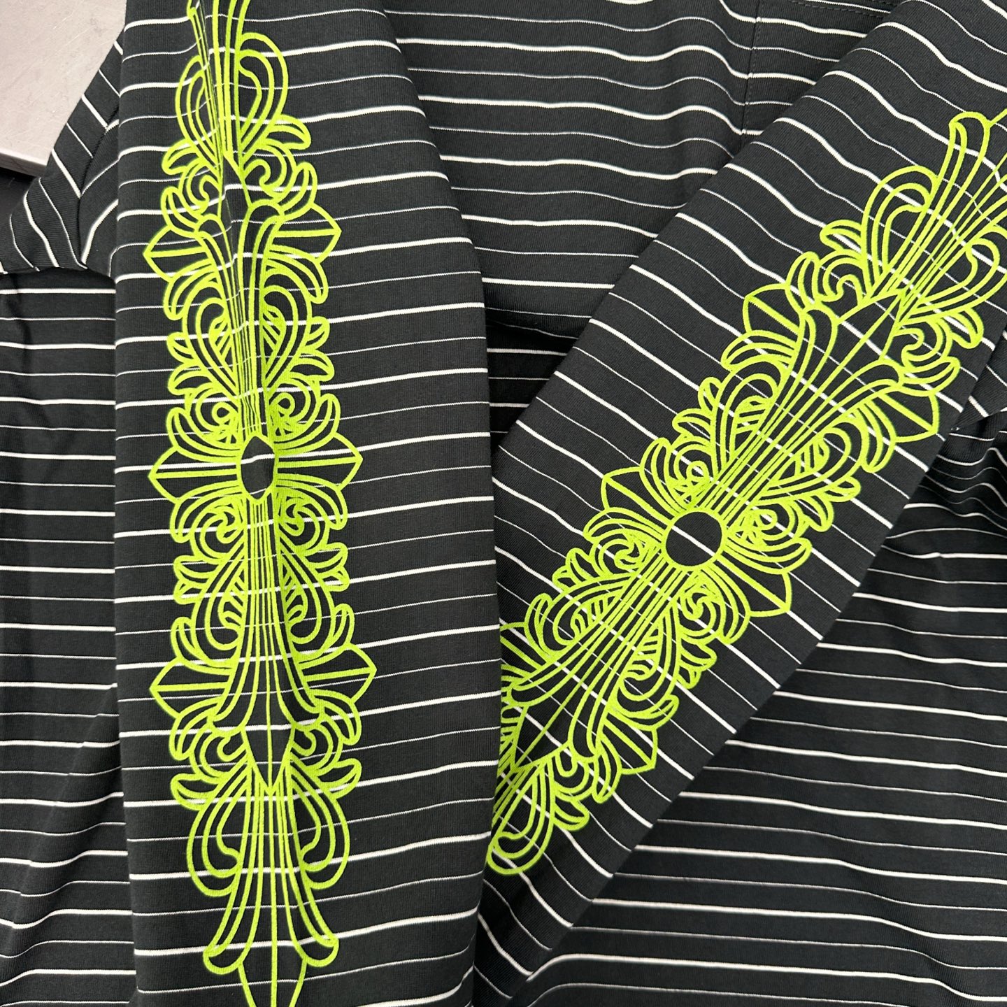 克罗心 ｜ 新款长袖t，成衣洗水吊磨工艺加多处印花，男女同款，尺码sml