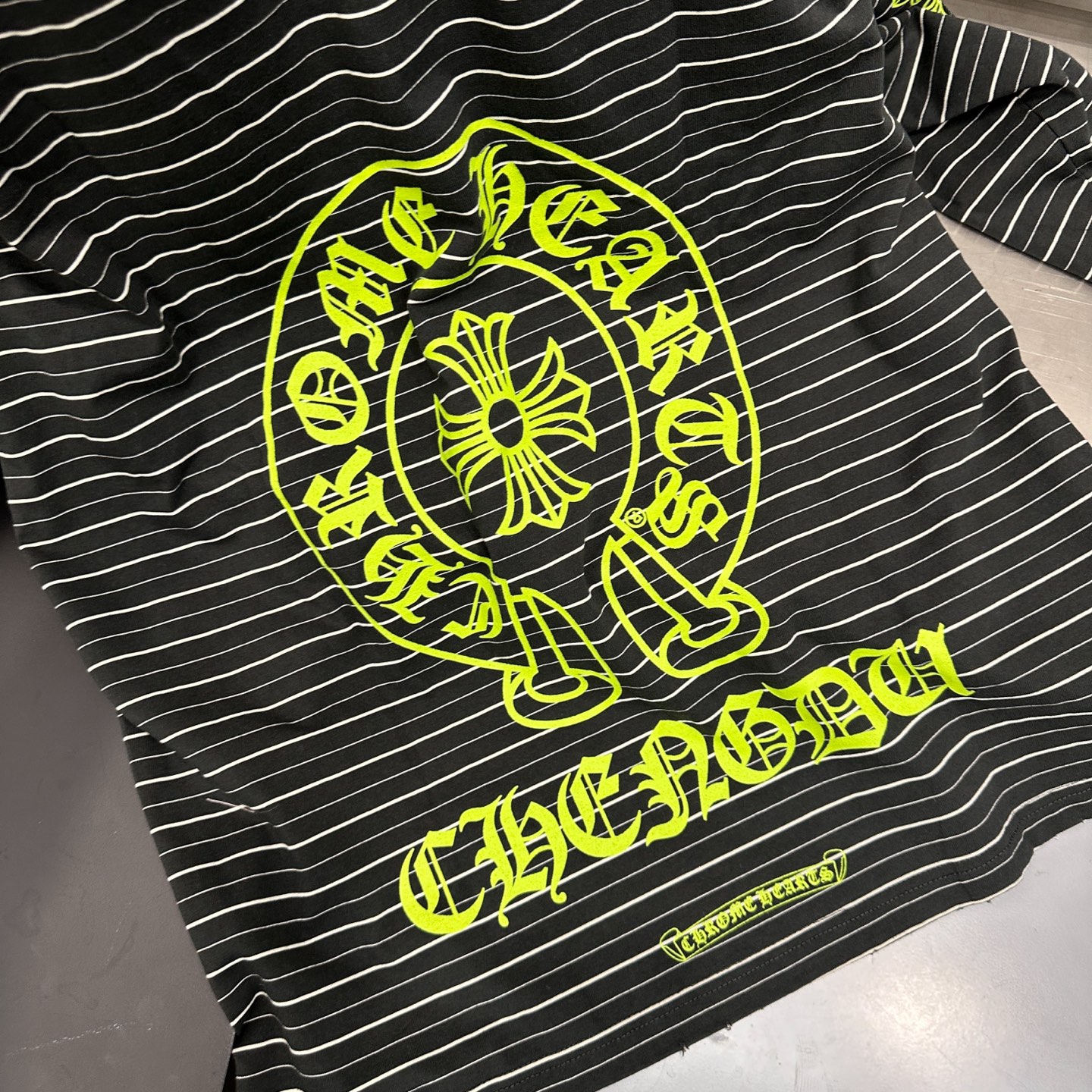 克罗心 ｜ 新款长袖t，成衣洗水吊磨工艺加多处印花，男女同款，尺码sml