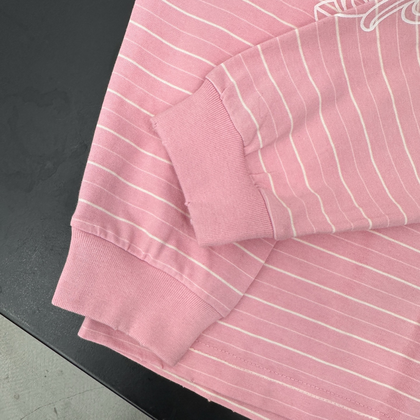 克罗心 ｜ 新款长袖t，成衣洗水吊磨工艺加多处印花，男女同款，尺码sml