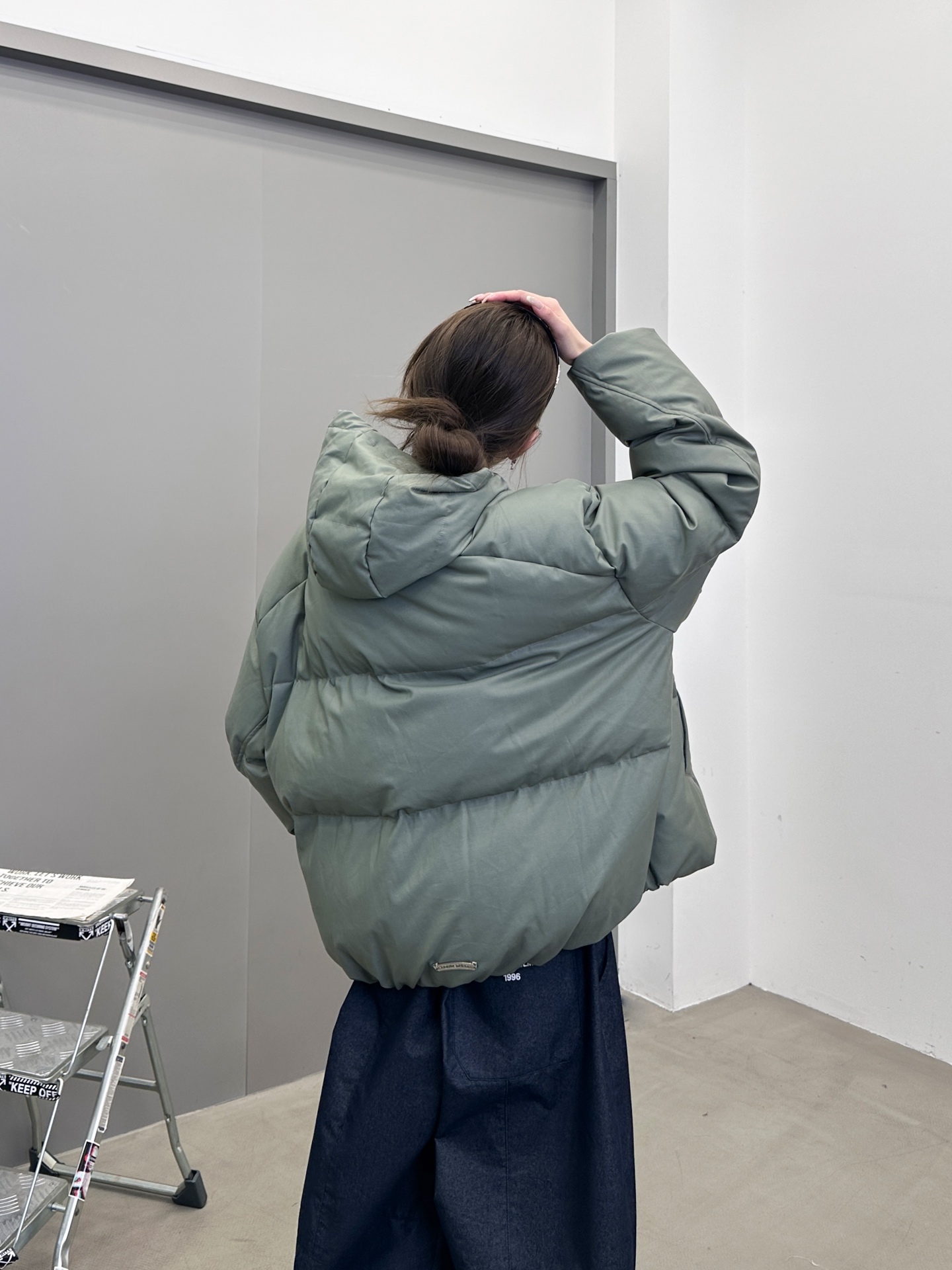 克罗心 ｜ 新款羽绒服，日本进口莱赛尔亚麻涂层面料加重沙洗工艺，90%鹅绒，男女同款，尺码sml
