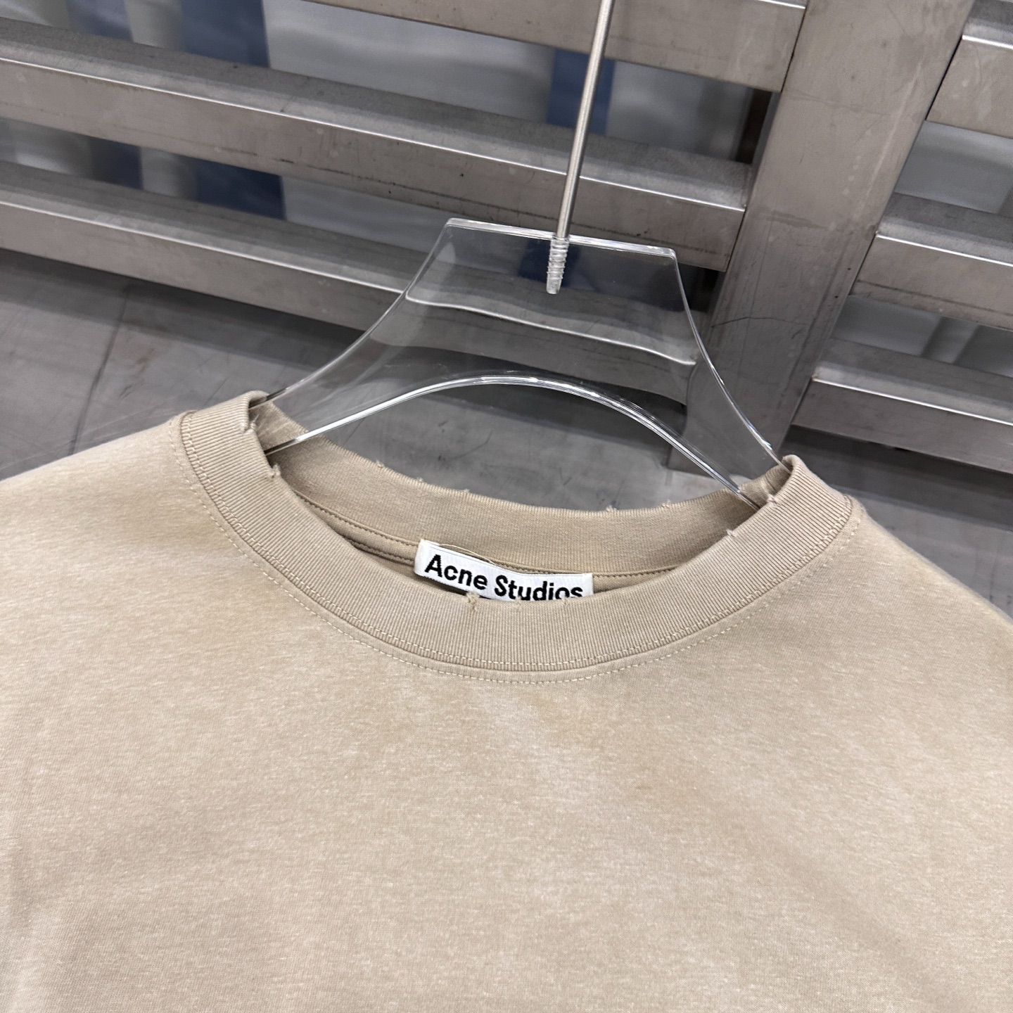 Acne ｜ 新款长袖t，成衣洗水喷色吊磨加印花工艺，男女同款，尺码sml