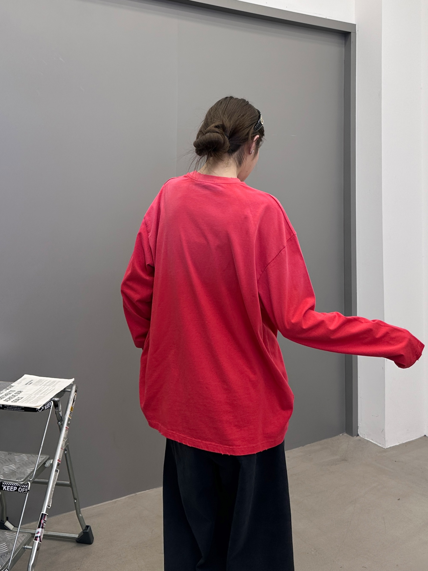 Acne ｜ 新款长袖t，成衣洗水喷色吊磨加印花工艺，男女同款，尺码sml