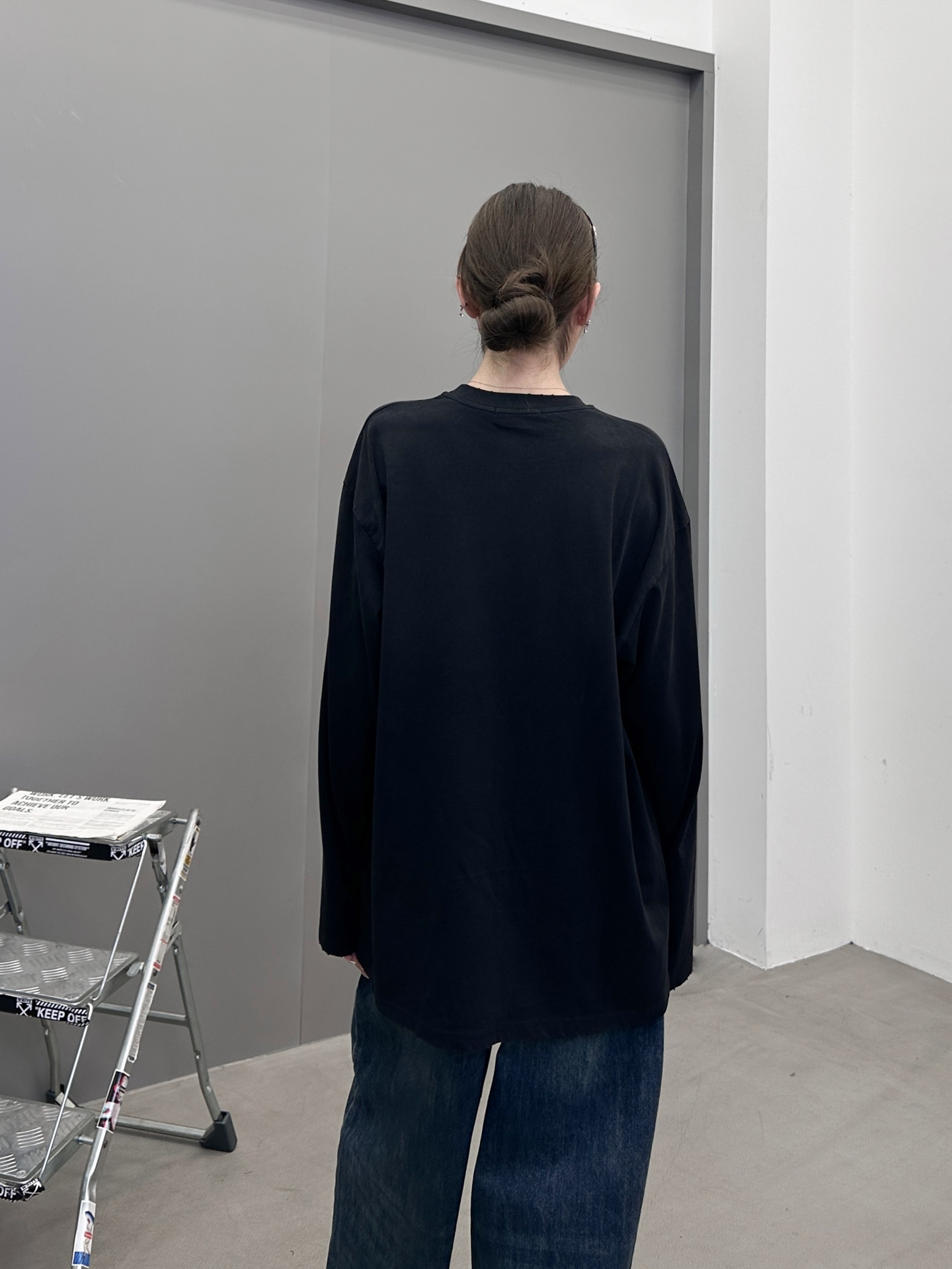 Acne ｜ 新款长袖t，成衣洗水喷色吊磨加印花工艺，男女同款，尺码sml