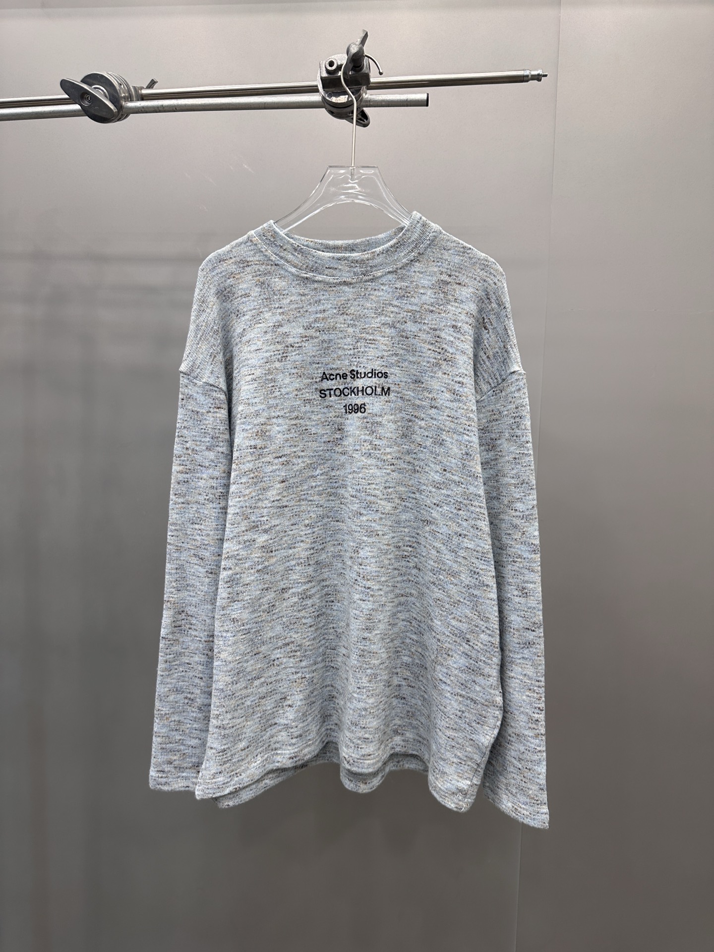 Acne ｜ 新款长袖t，经典印花标，特殊羊毛混纺面料，男女同款，尺码sml
