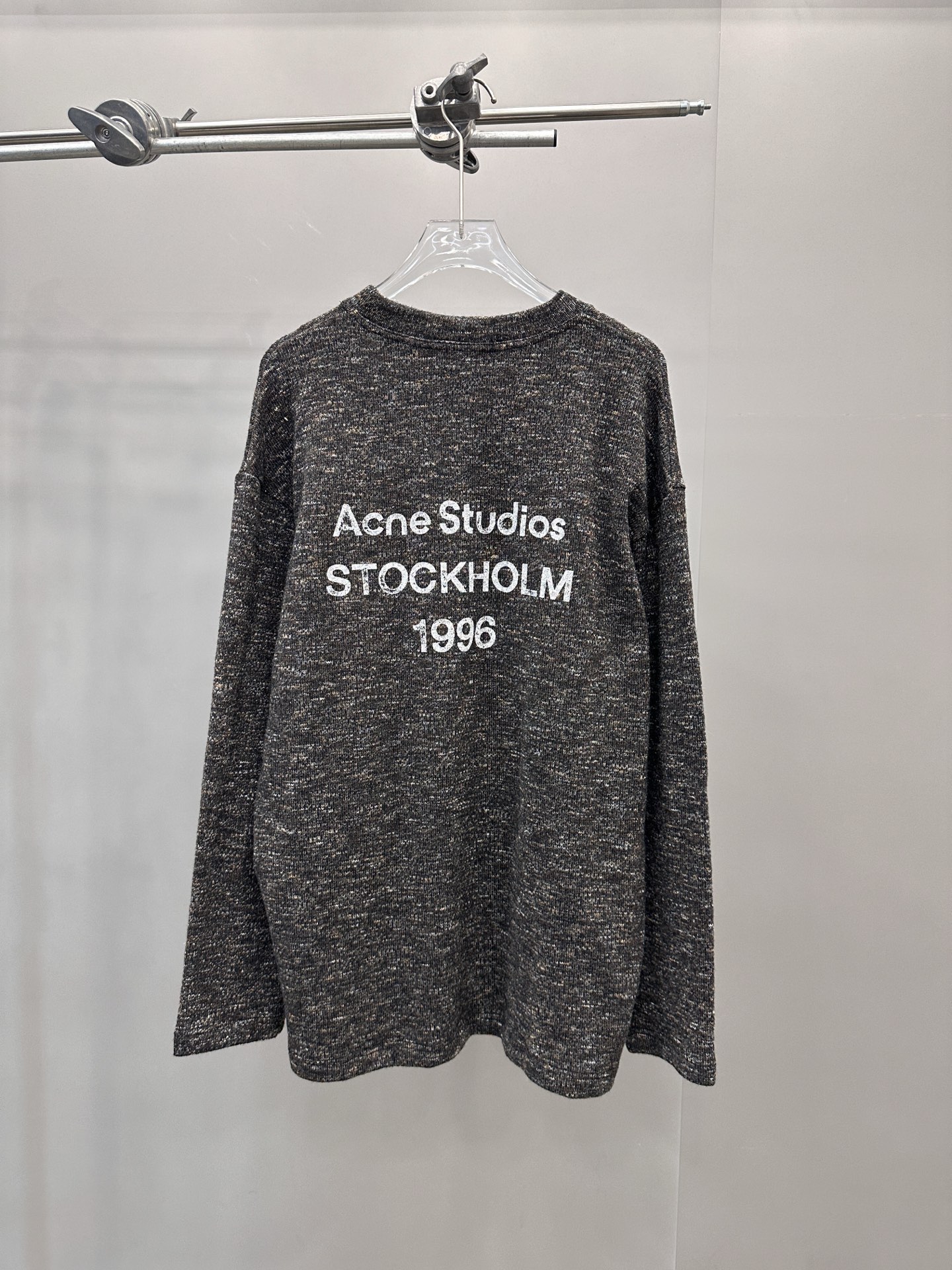 Acne ｜ 新款长袖t，经典印花标，特殊羊毛混纺面料，男女同款，尺码sml