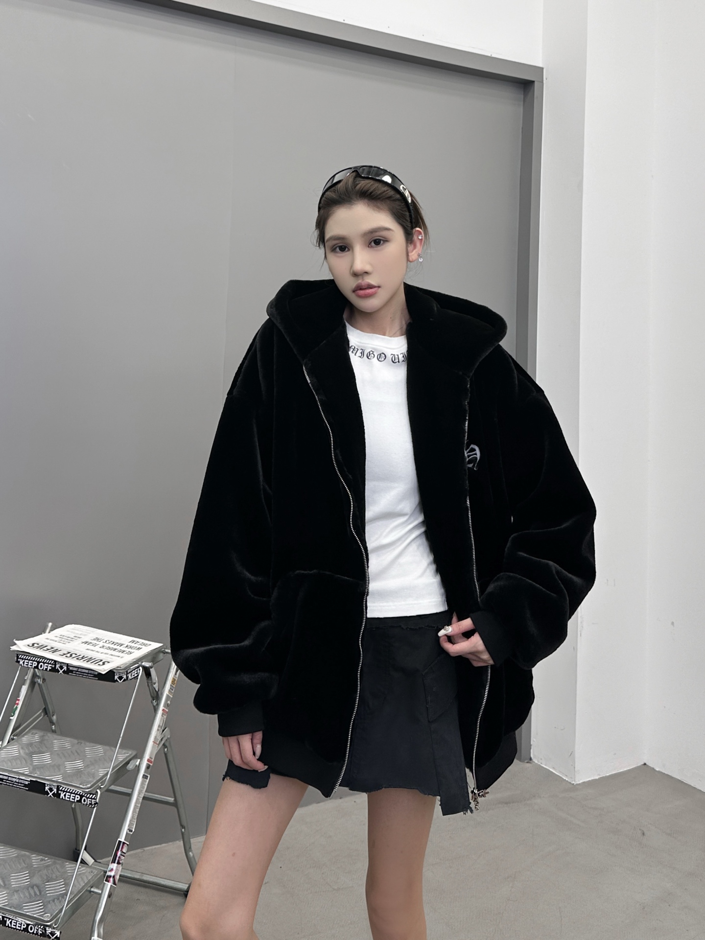 克罗心 ｜ 新款棉外套，环保再生仿毛面料加品牌提花定制里布，休闲时尚棉服款式，男女同款，尺码sml