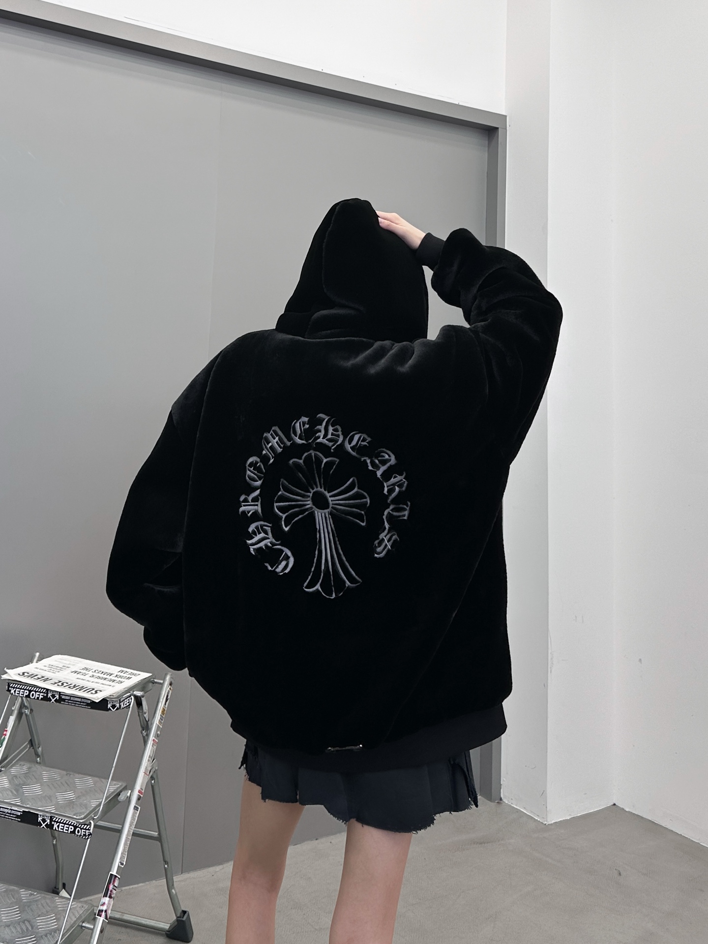 克罗心 ｜ 新款棉外套，环保再生仿毛面料加品牌提花定制里布，休闲时尚棉服款式，男女同款，尺码sml