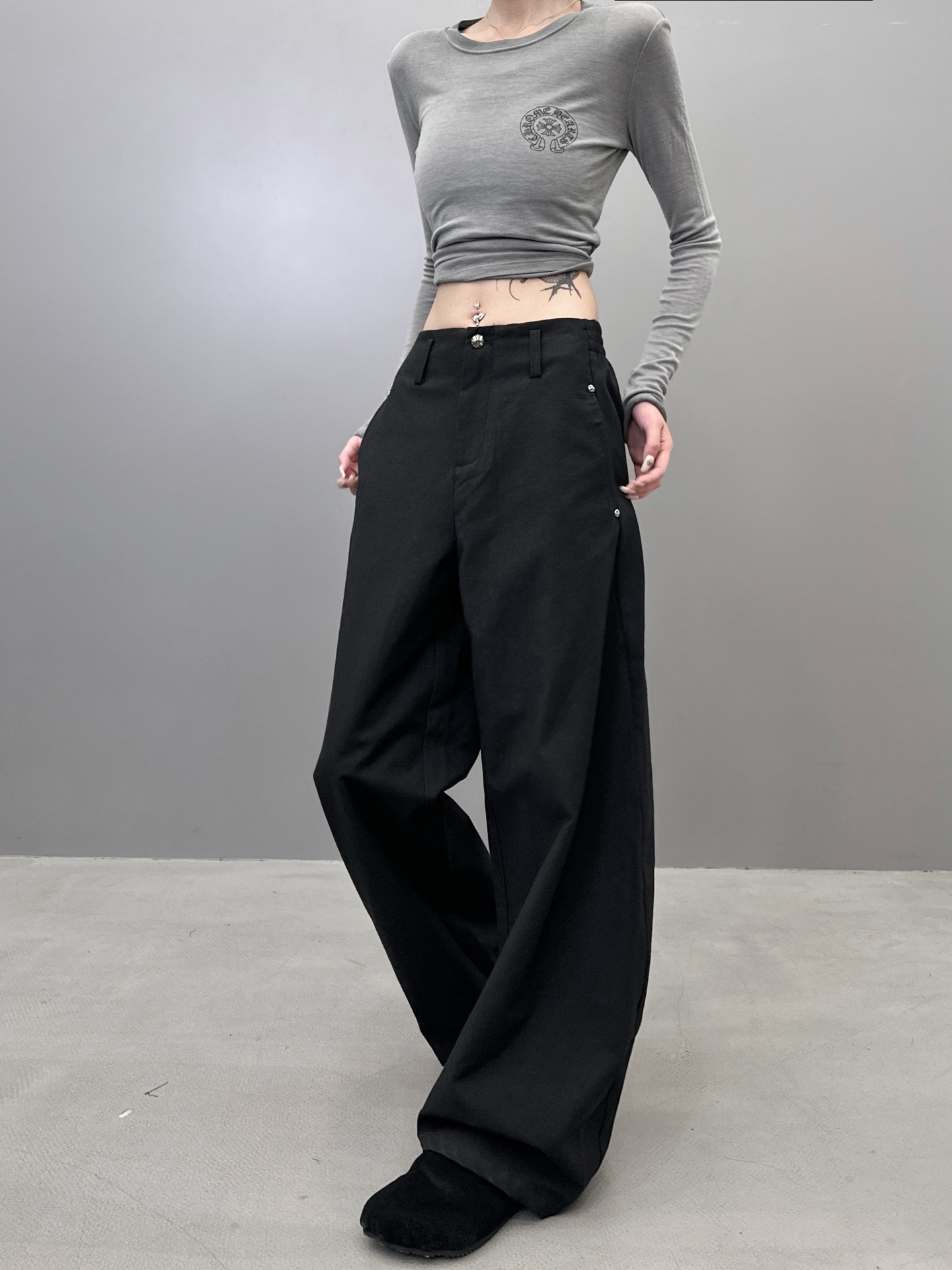 克罗心 ｜ 新款休闲裤，成衣洗水加软工艺，进口莱赛尔棉面料，时尚休闲，尺码sml