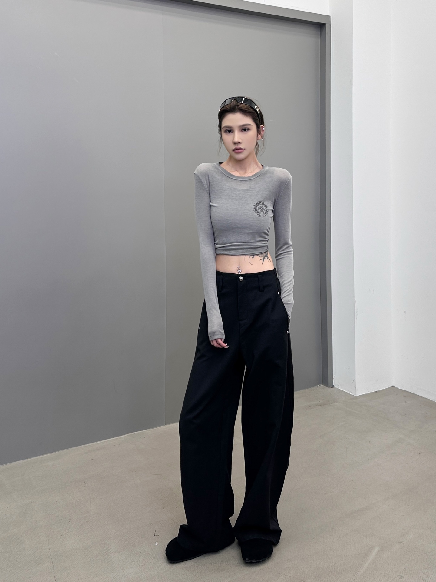 克罗心 ｜ 新款休闲裤，成衣洗水加软工艺，进口莱赛尔棉面料，时尚休闲，尺码sml