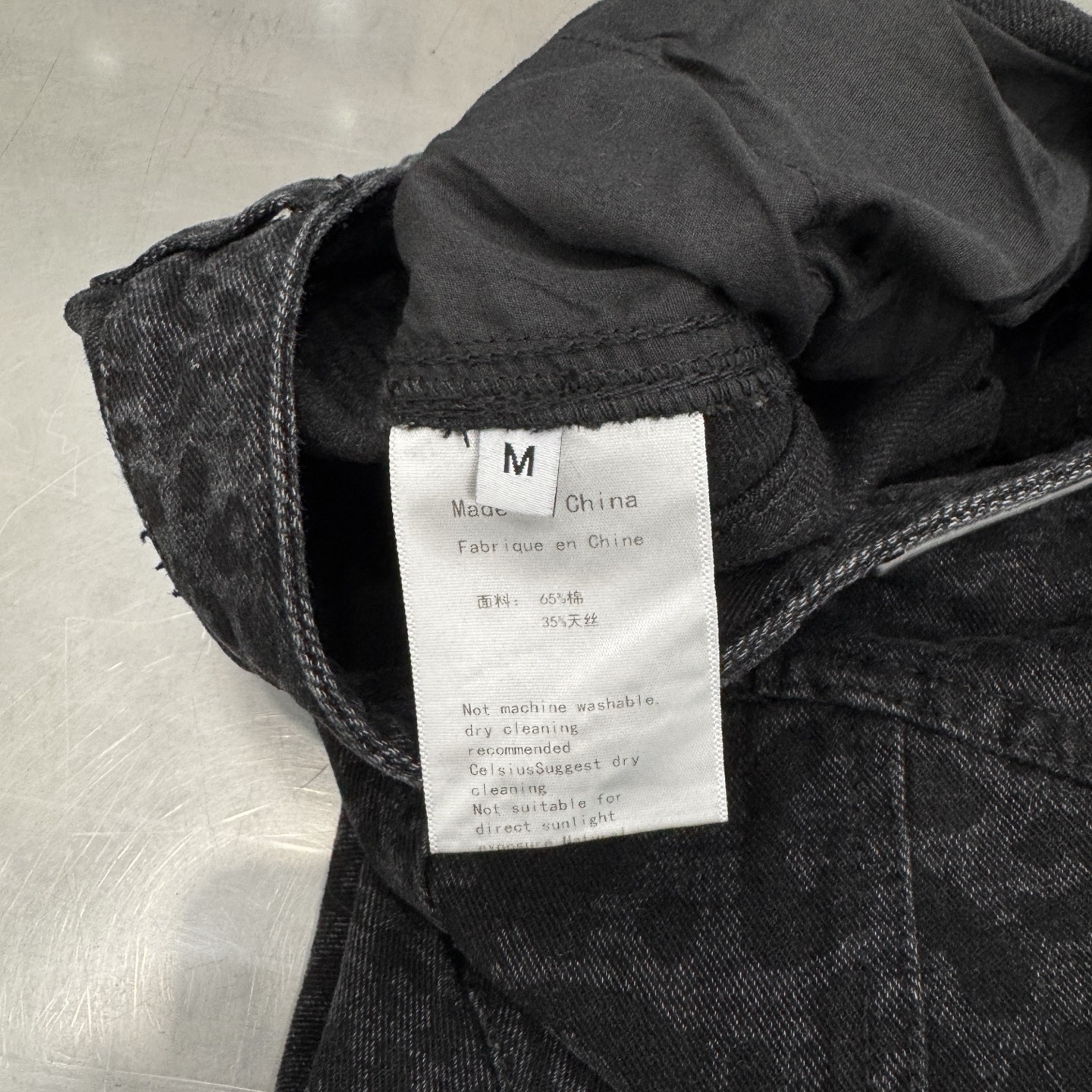 Chrome Hearts leopard print pants, new casual style, washed for softness, Tencel cotton blend, sizes S/M/L.-Big cat