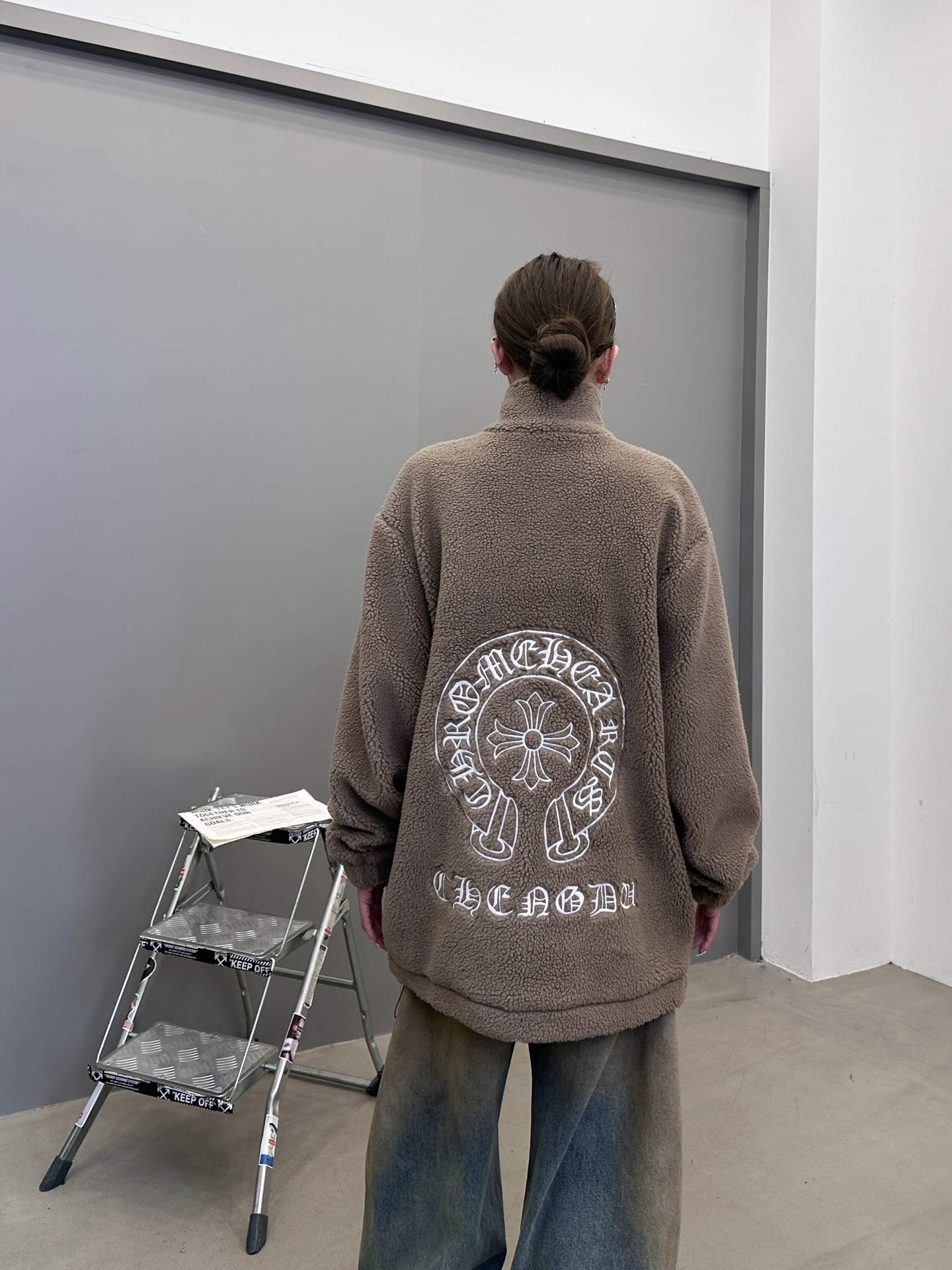 克罗心 ｜ 新款摇粒绒外套，全身多处刺绣标，高密加厚摇粒绒保暖面料，男女同款，尺码sml