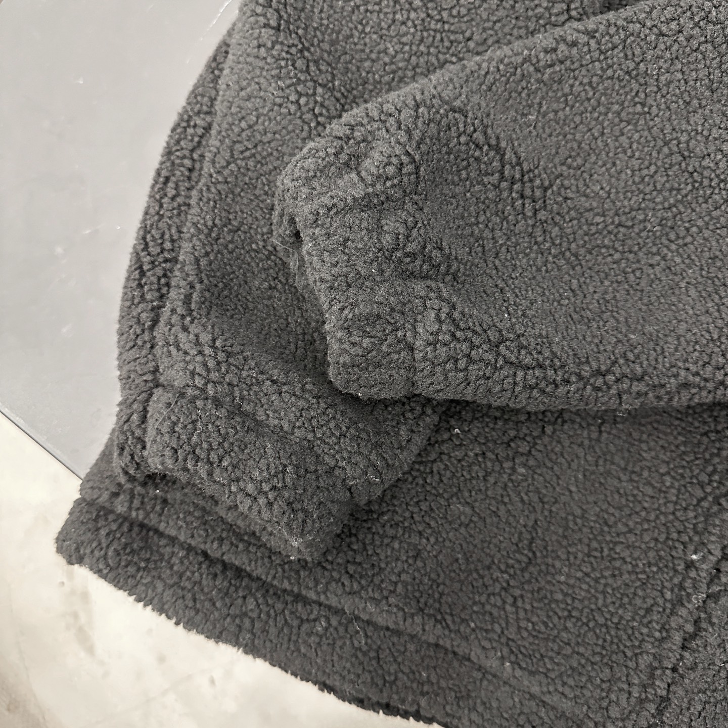 Chrome Hearts new fleece jacket with multiple embroidered logos, unisex sizes S/M/L.-Big cat