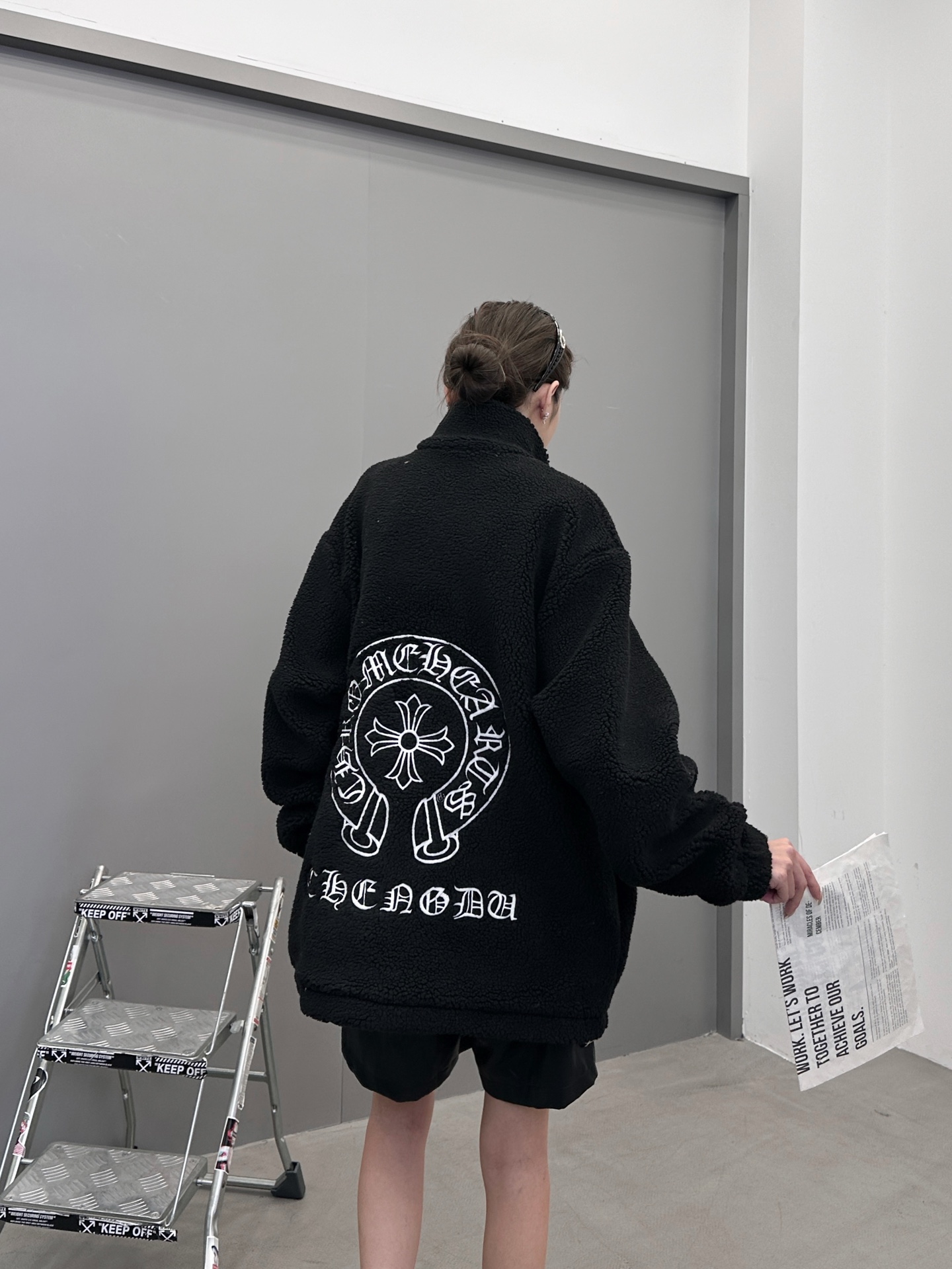 克罗心 ｜ 新款摇粒绒外套，全身多处刺绣标，高密加厚摇粒绒保暖面料，男女同款，尺码sml