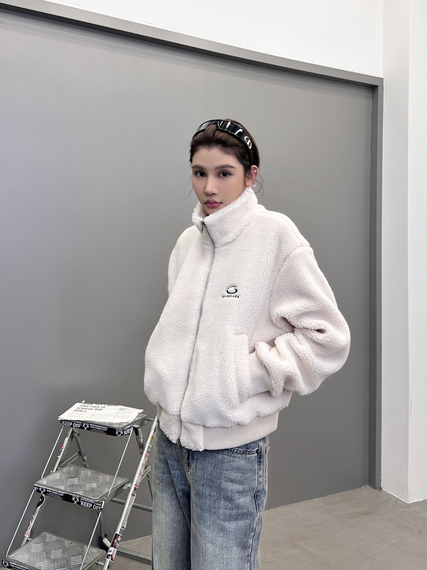 巴黎 ｜ 新款摇粒绒外套，经典刺绣标，高密加厚摇粒绒保暖面料，休闲时尚，尺码sml