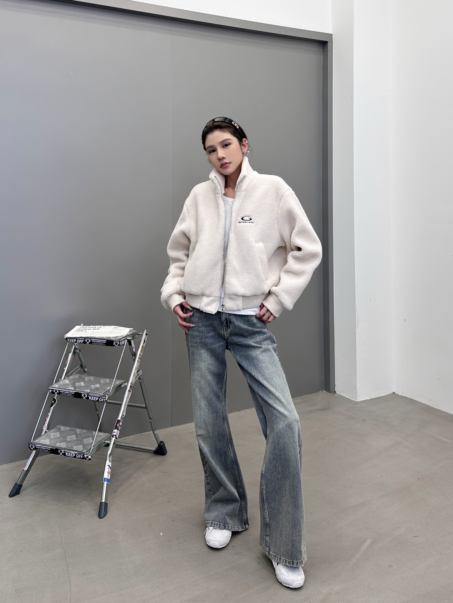 巴黎 ｜ 新款摇粒绒外套，经典刺绣标，高密加厚摇粒绒保暖面料，休闲时尚，尺码sml