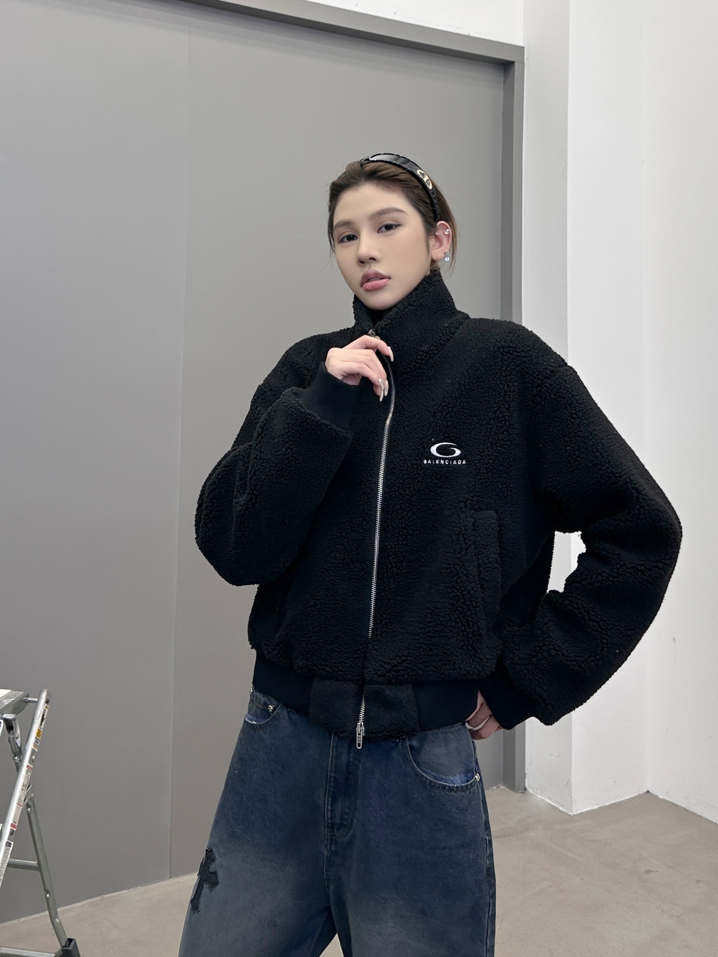 巴黎 ｜ 新款摇粒绒外套，经典刺绣标，高密加厚摇粒绒保暖面料，休闲时尚，尺码sml