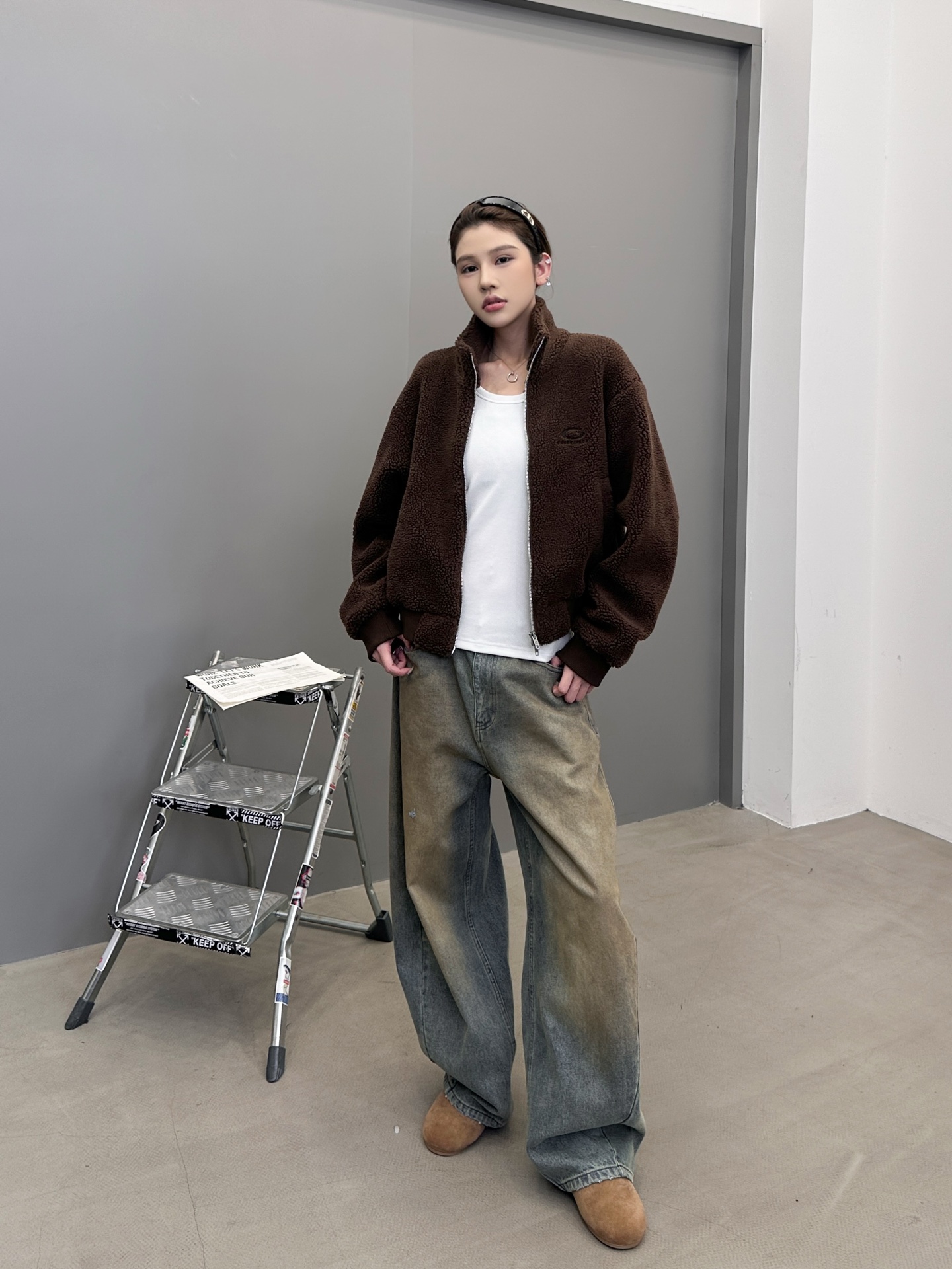 巴黎 ｜ 新款摇粒绒外套，经典刺绣标，高密加厚摇粒绒保暖面料，休闲时尚，尺码sml