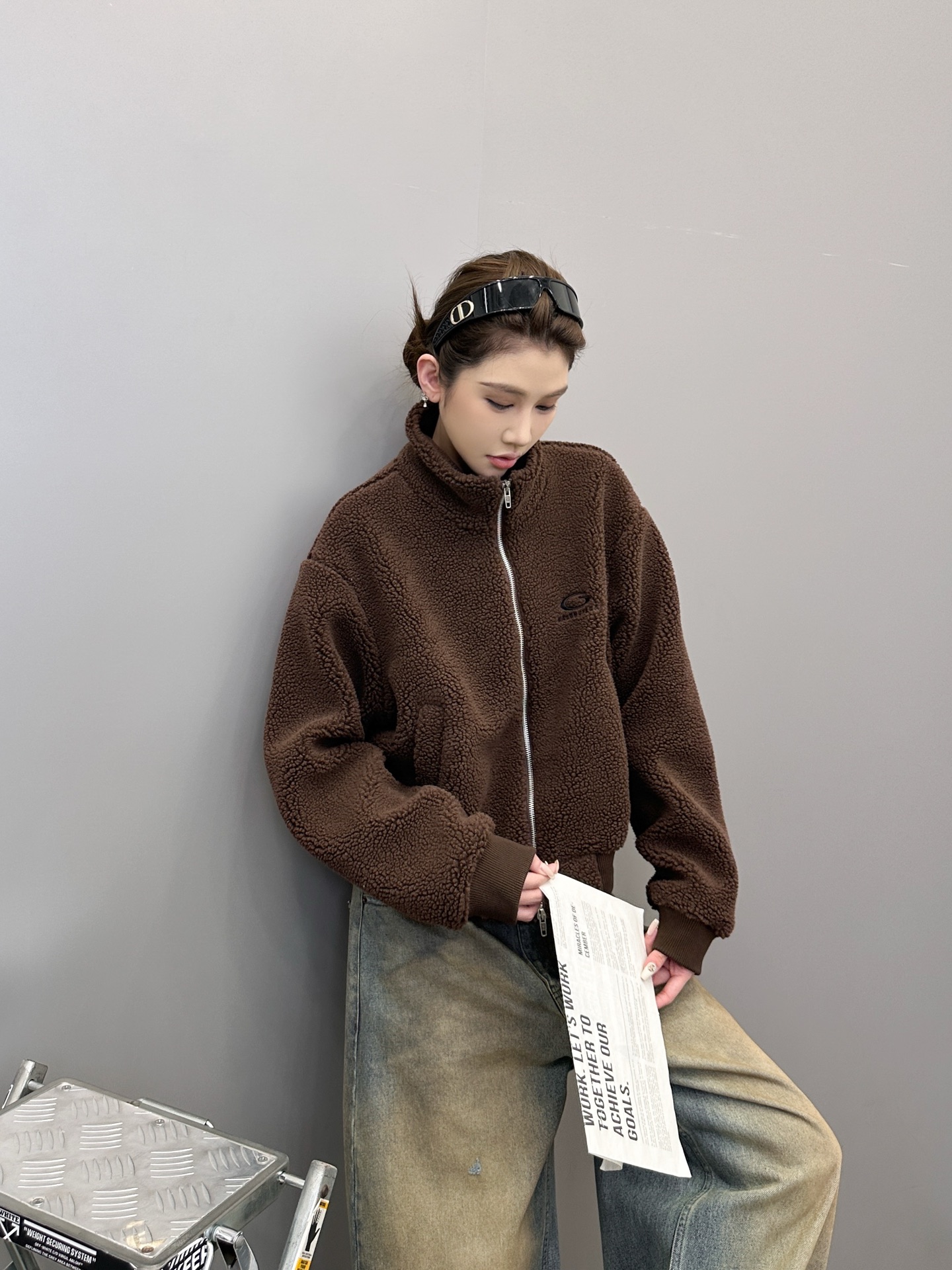 巴黎 ｜ 新款摇粒绒外套，经典刺绣标，高密加厚摇粒绒保暖面料，休闲时尚，尺码sml