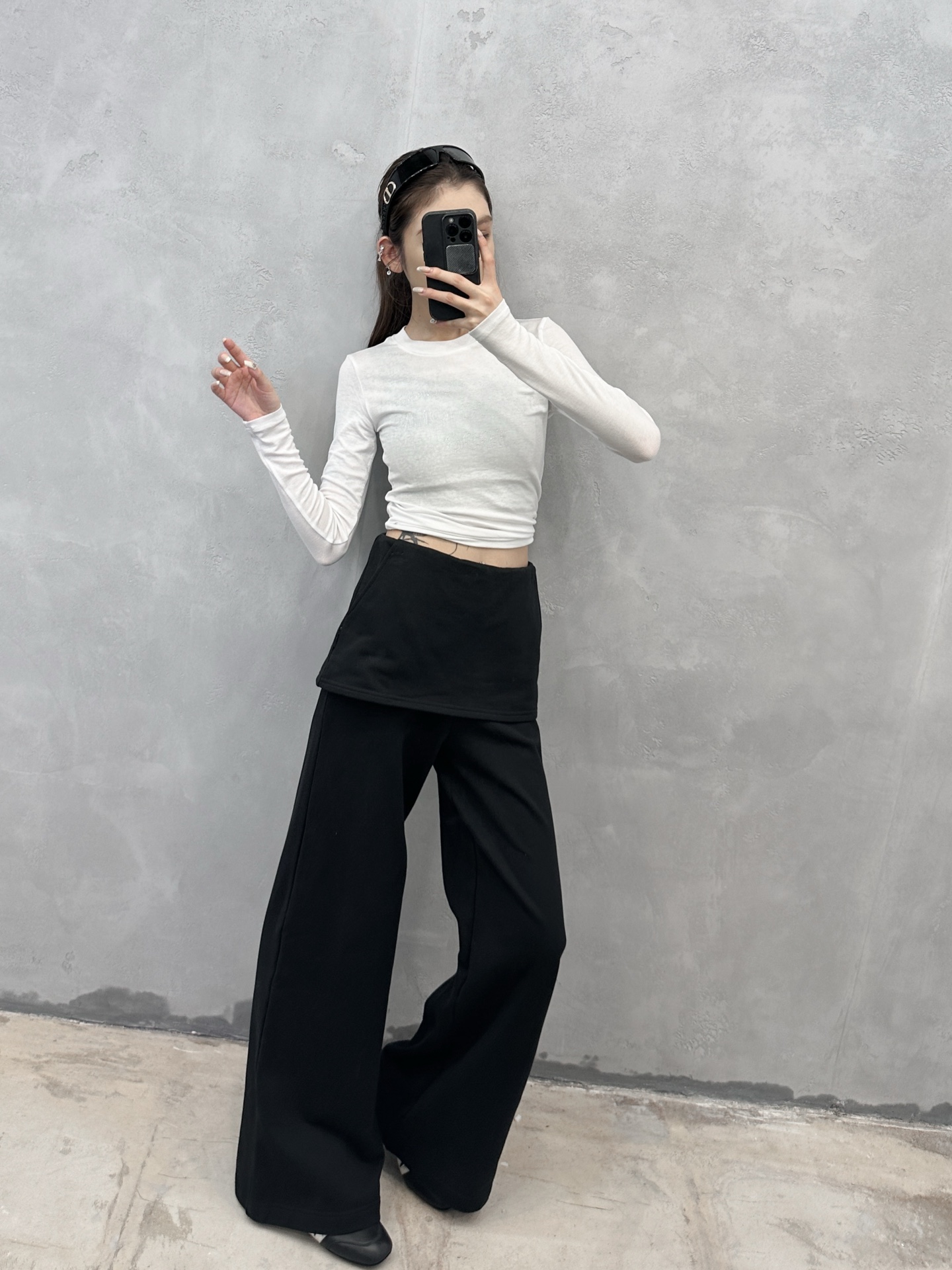 Acne ｜ 新款休闲裤，成衣洗水工艺加假两件款式，休闲时尚，尺码sml