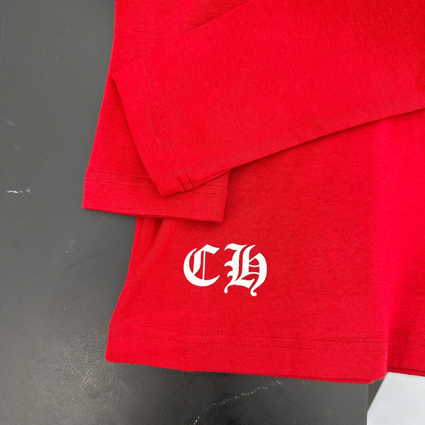 克罗心 ｜ 新款长袖打底，成衣洗水印花工艺，人棉混纺面料，休闲时尚，尺码sml