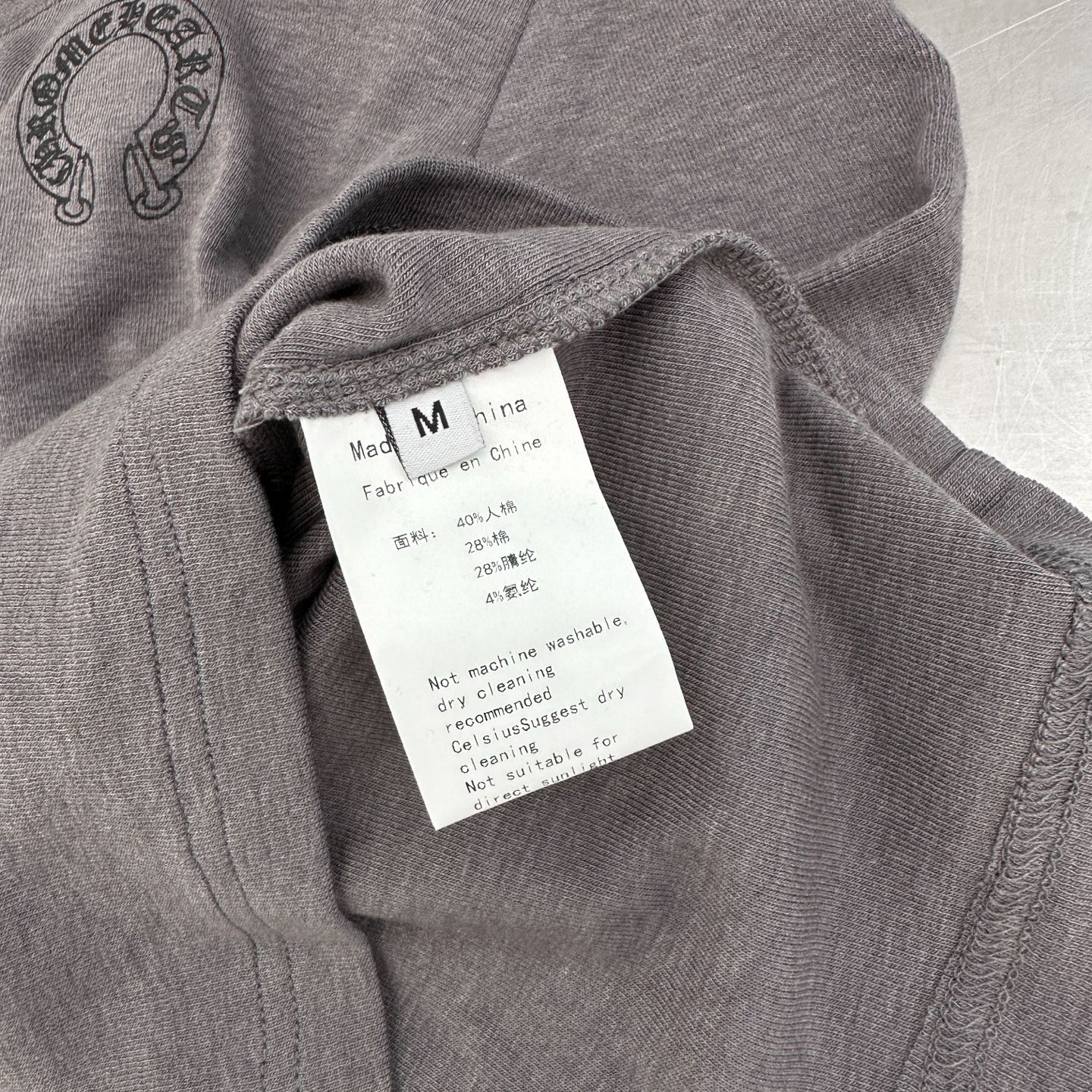 克罗心 ｜ 新款长袖打底，成衣洗水印花工艺，人棉混纺面料，休闲时尚，尺码sml