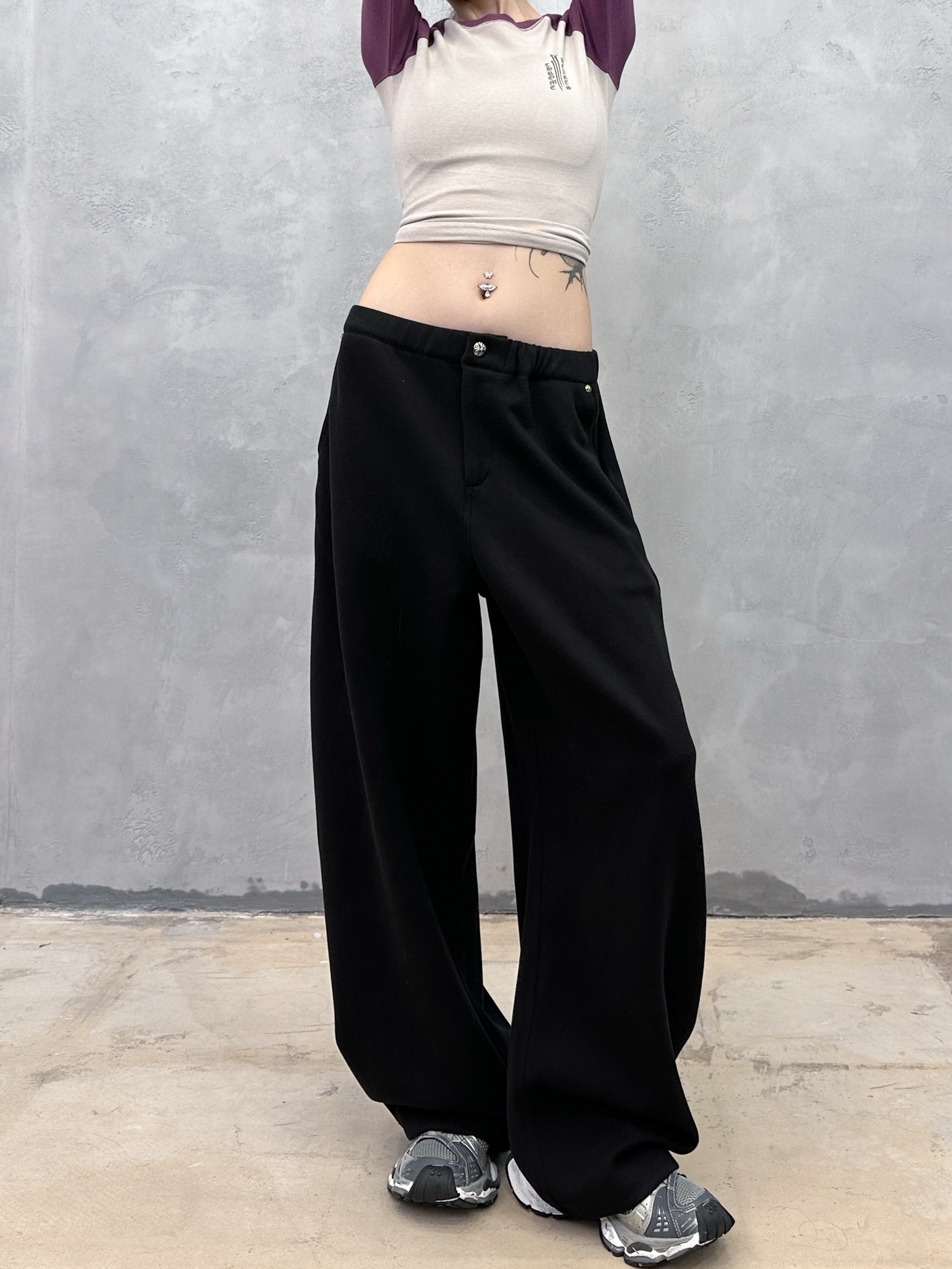 克罗心 ｜ 新款休闲裤，经典时尚版型，进口天丝羊毛混纺面料，男女同款，尺码sml