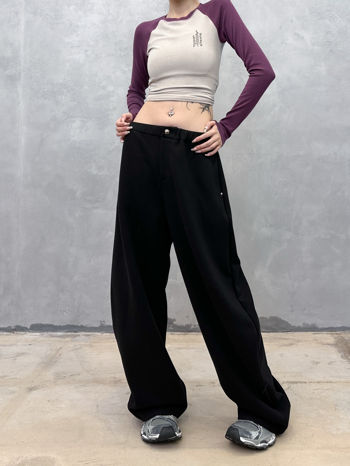 克罗心 ｜ 新款休闲裤，经典时尚版型，进口天丝羊毛混纺面料，男女同款，尺码sml