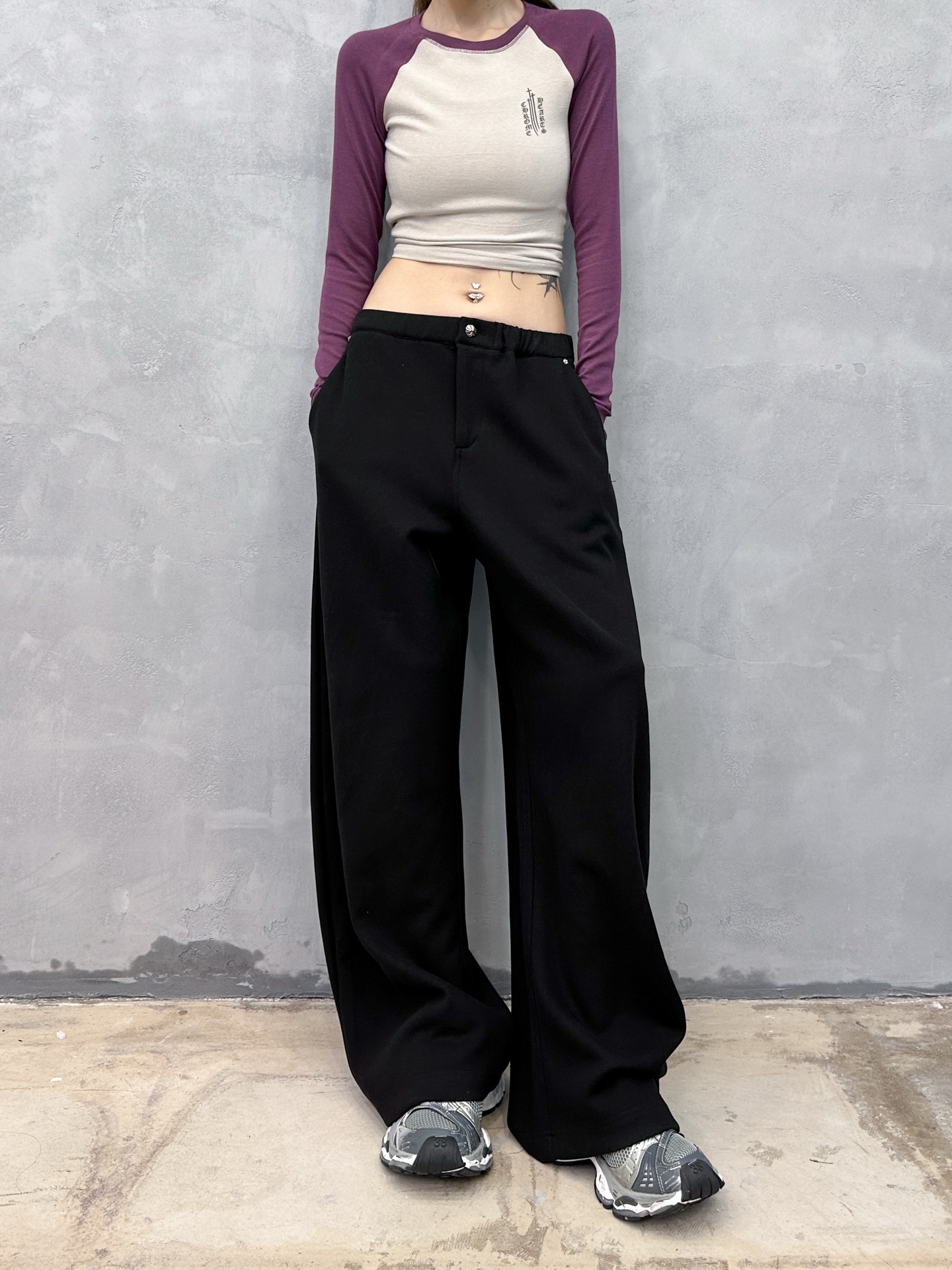 克罗心 ｜ 新款休闲裤，经典时尚版型，进口天丝羊毛混纺面料，男女同款，尺码sml