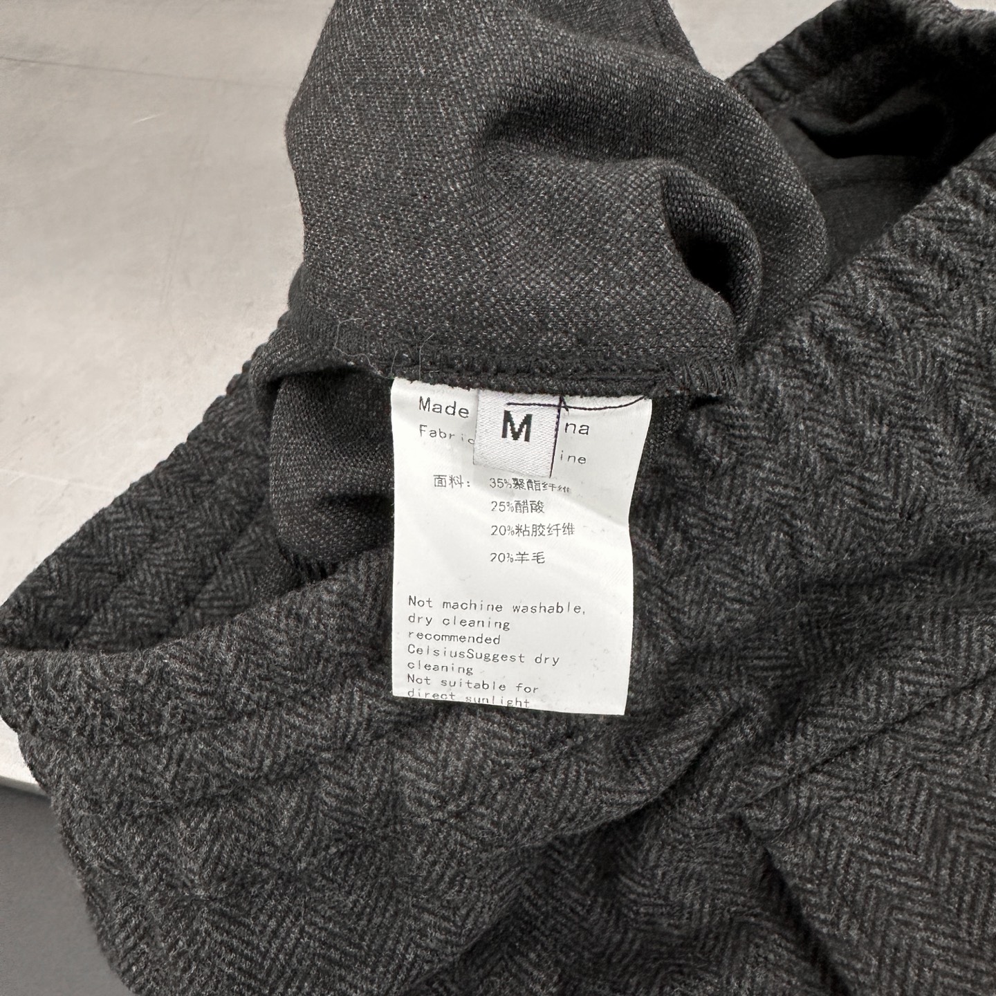 克罗心 ｜ 新款休闲裤，经典刺绣标，羊毛混纺面料，休闲时尚，尺码sml