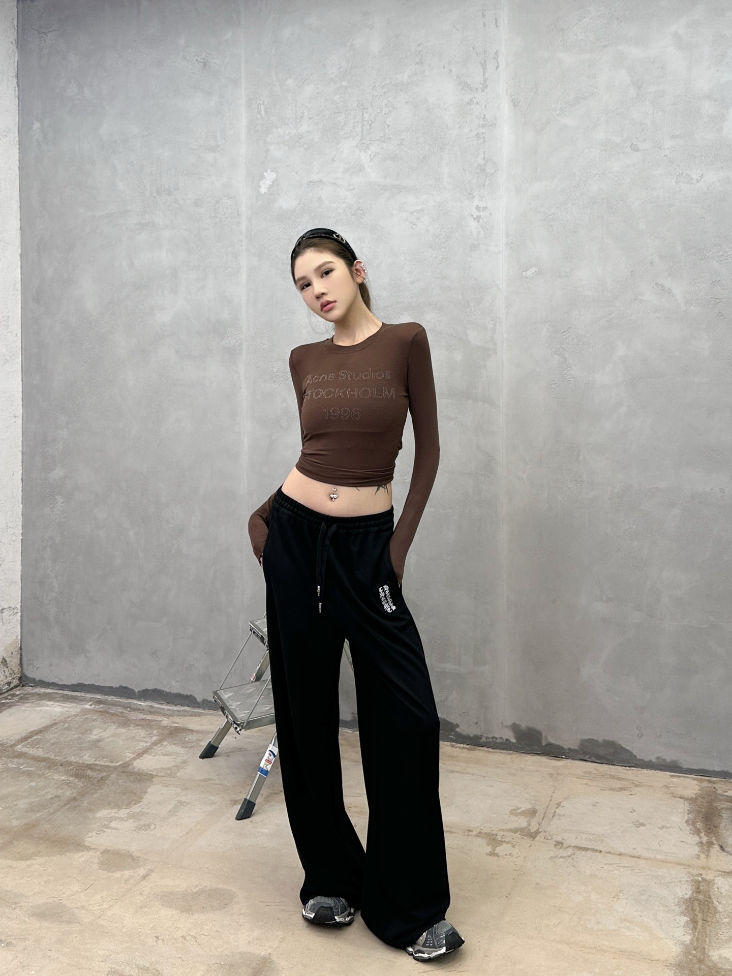 克罗心 ｜ 新款休闲裤，经典刺绣标，羊毛混纺面料，休闲时尚，尺码sml