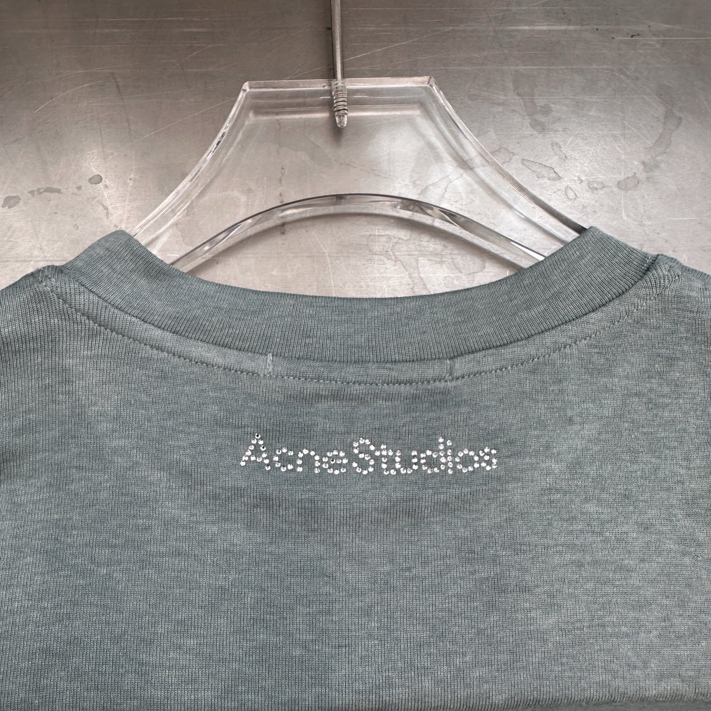 Acne ｜ 新款长袖打底，成衣洗水烫钻工艺，莱赛尔混纺面料，休闲时尚，尺码sml