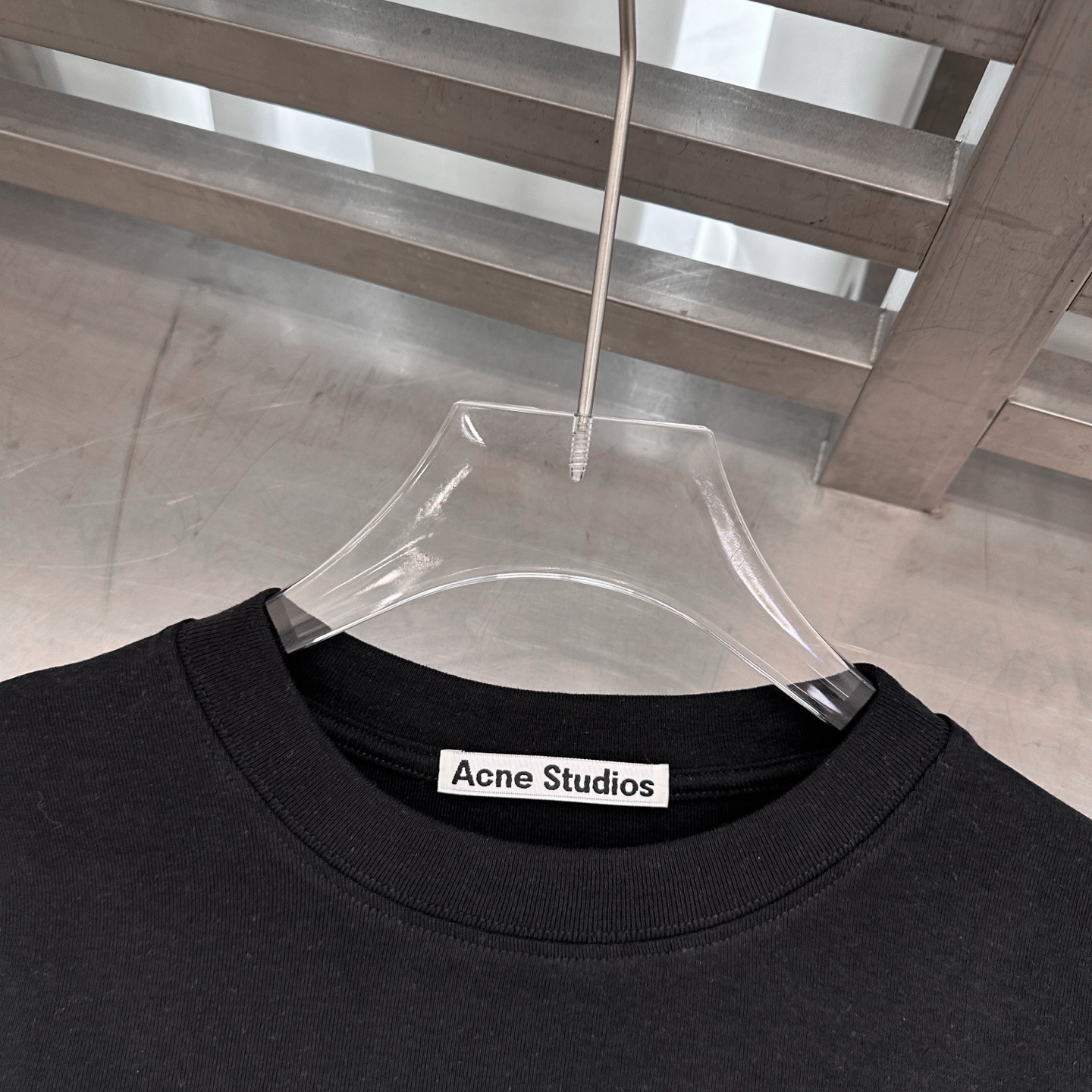 Acne ｜ 新款长袖打底，成衣洗水烫钻工艺，莱赛尔混纺面料，休闲时尚，尺码sml