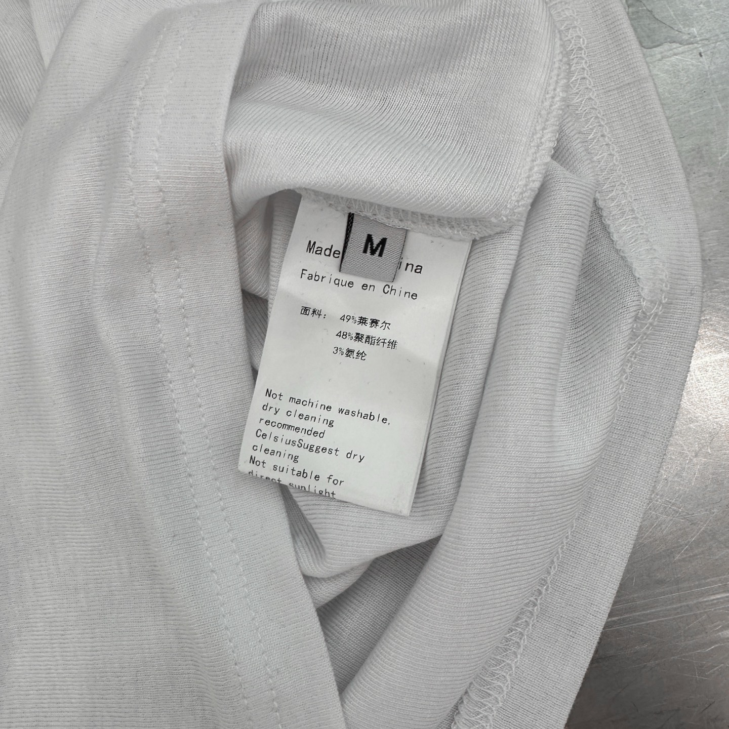 Acne ｜ 新款长袖打底，成衣洗水烫钻工艺，莱赛尔混纺面料，休闲时尚，尺码sml