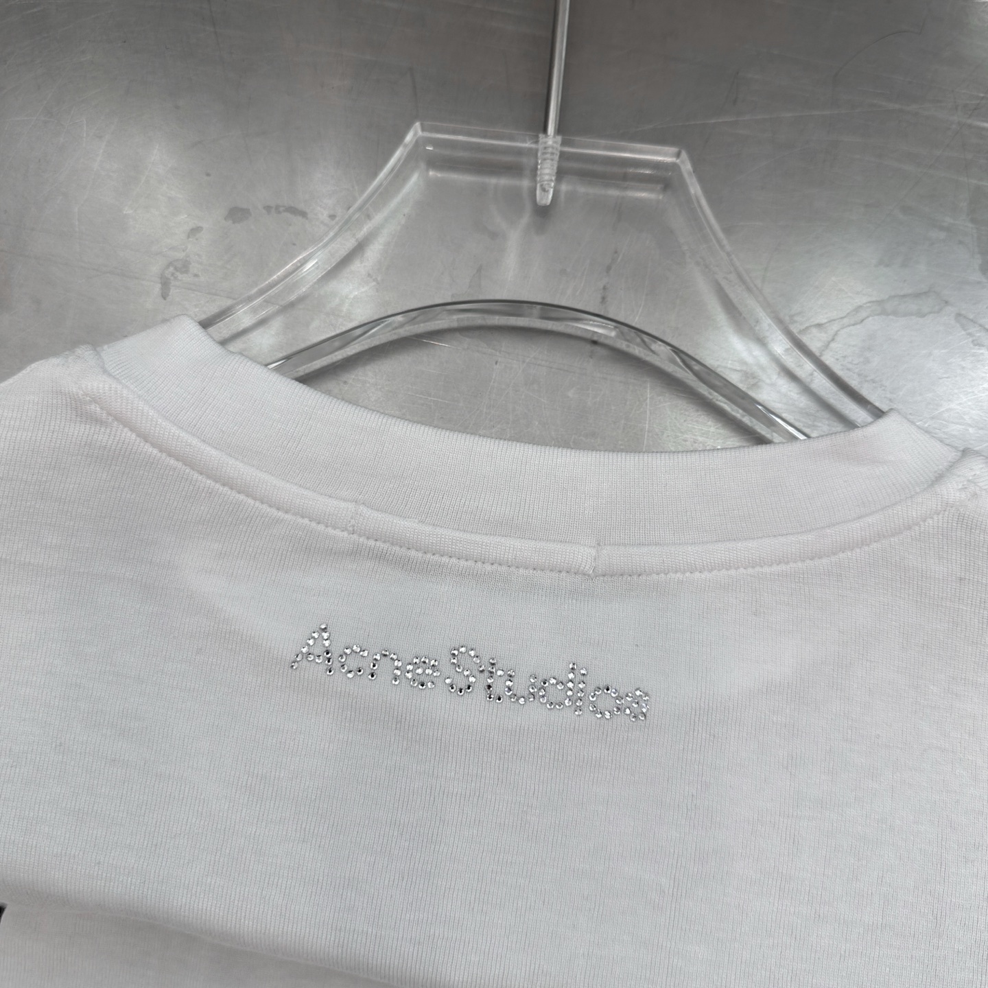 Acne ｜ 新款长袖打底，成衣洗水烫钻工艺，莱赛尔混纺面料，休闲时尚，尺码sml