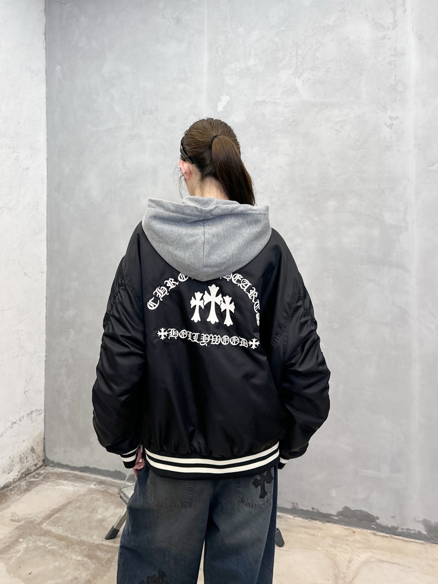 克罗心 ｜ 新款棉服外套，经典刺绣标，棒球服假两件棉服款式，男女同款，尺码sml