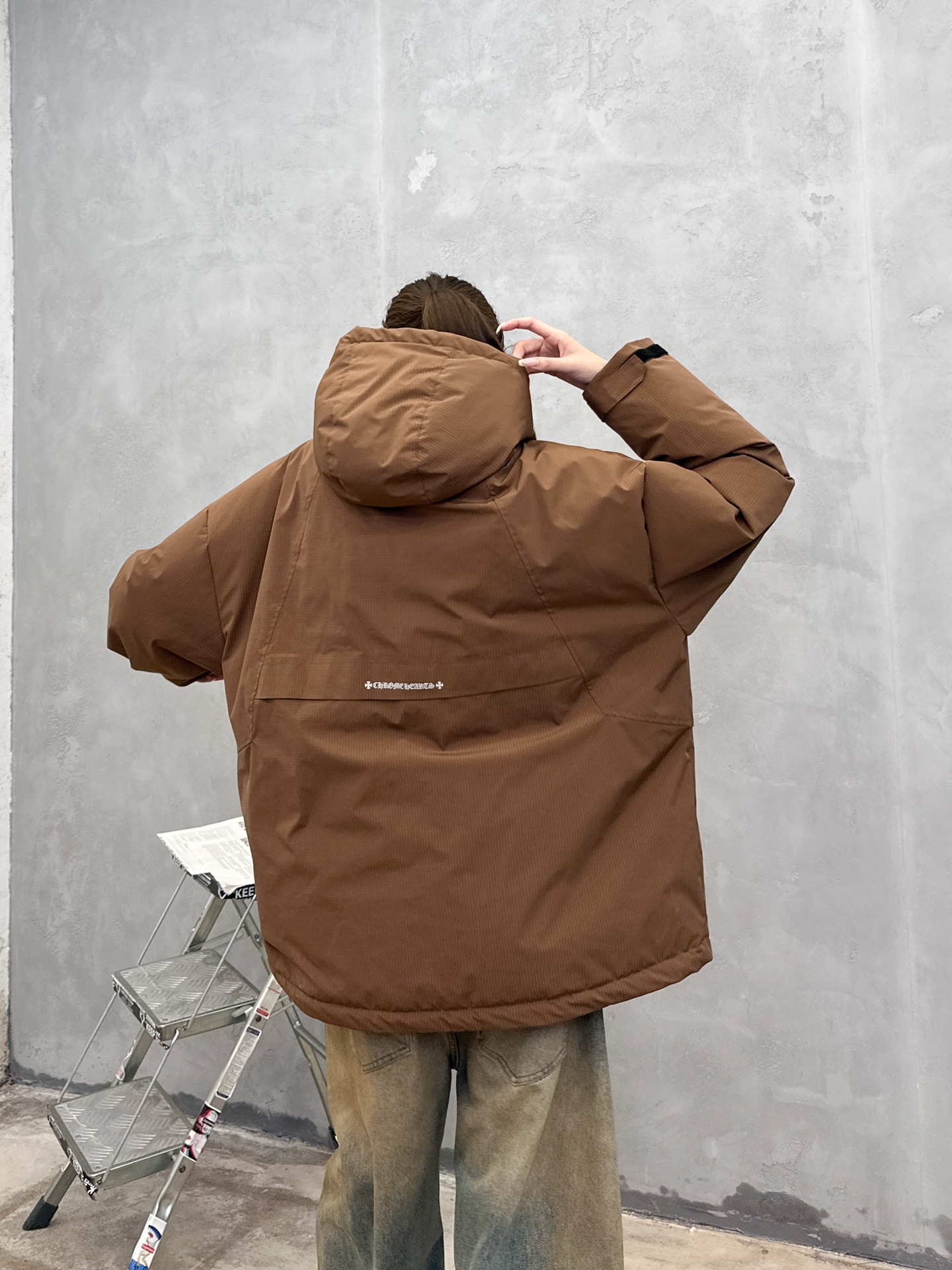 克罗心 ｜ 新款羽绒服，经典刺绣标，结构款90鹅绒填充，休闲时尚，男女同款，尺码sml