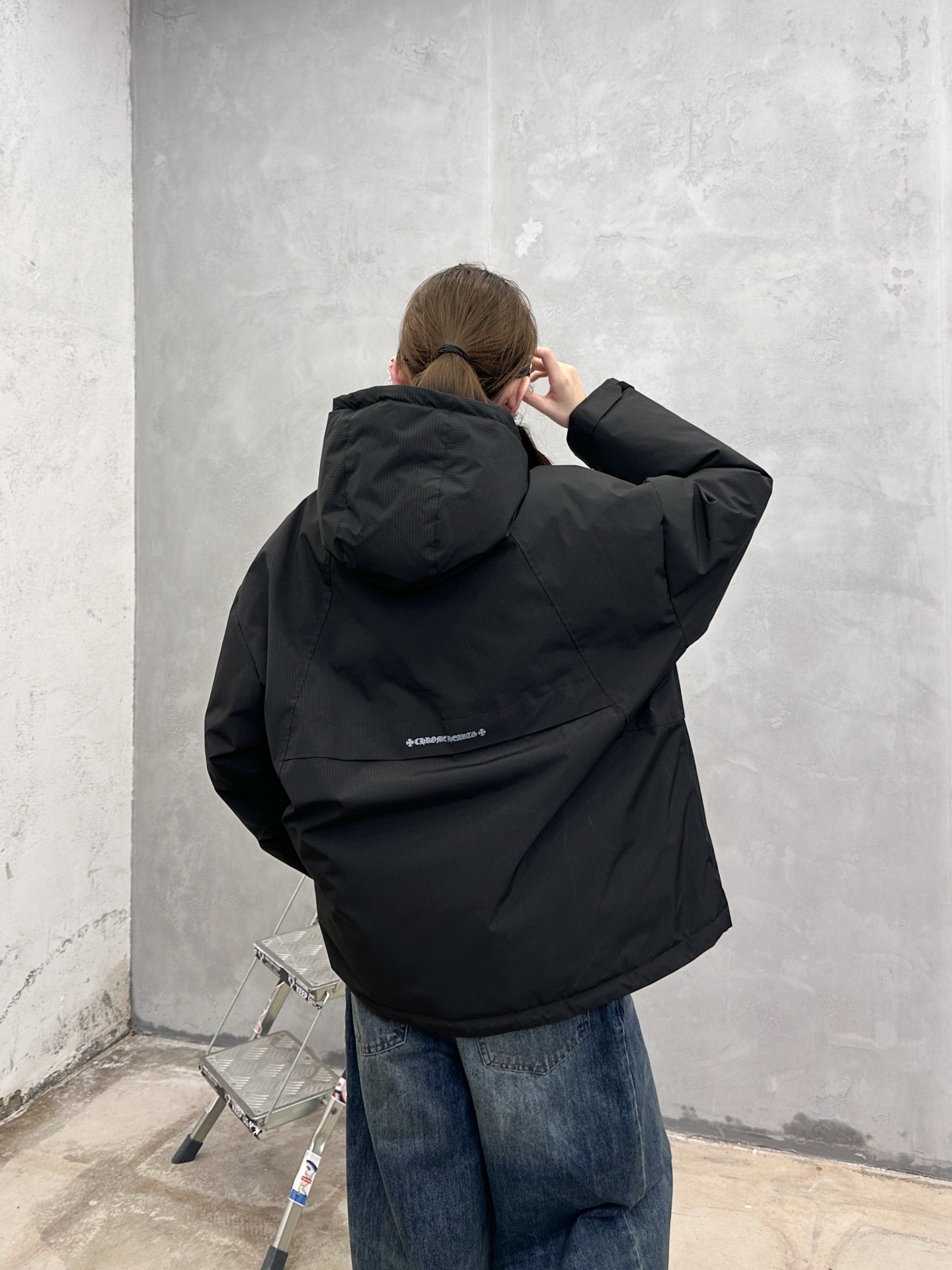 克罗心 ｜ 新款羽绒服，经典刺绣标，结构款90鹅绒填充，休闲时尚，男女同款，尺码sml